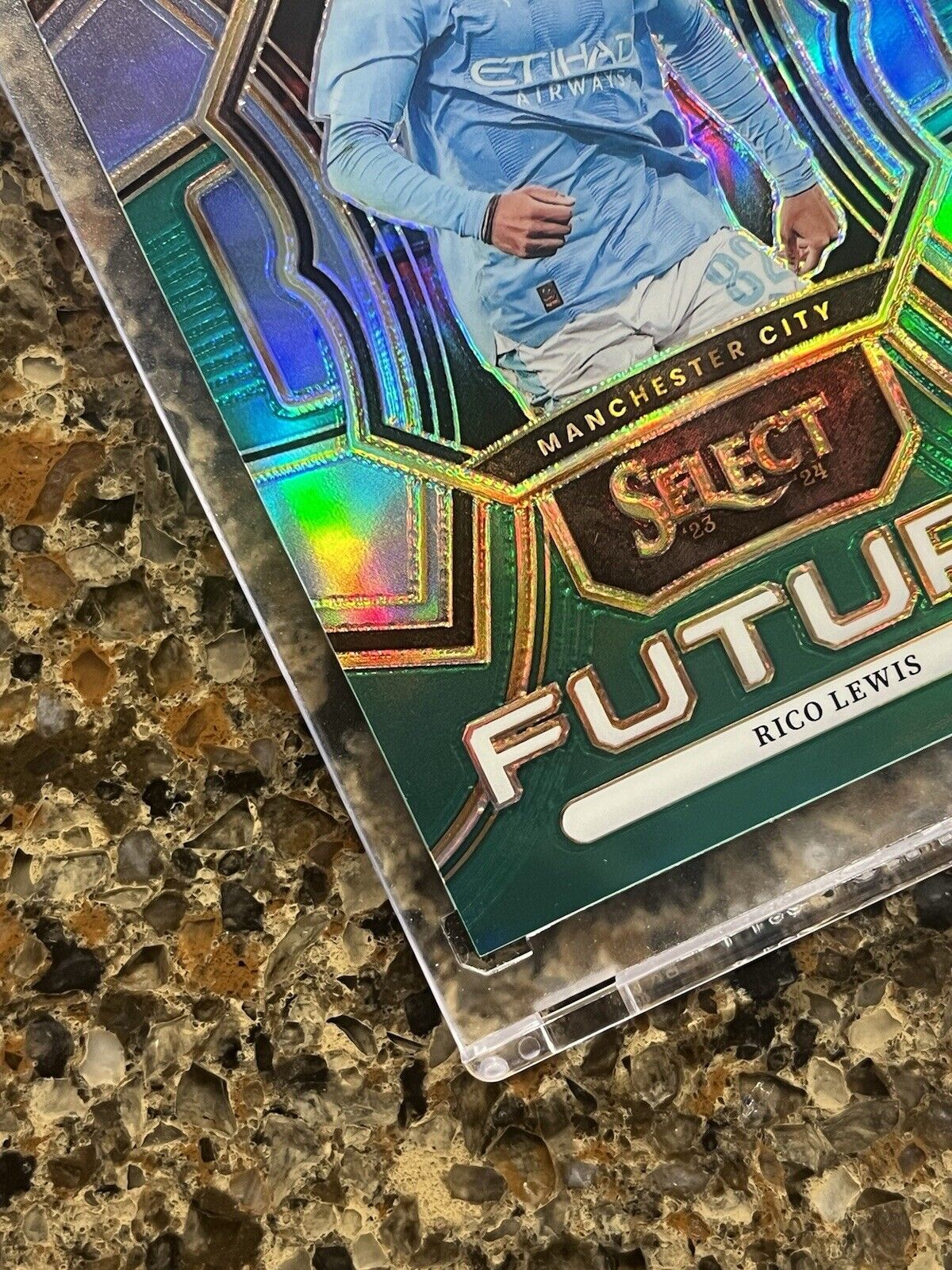 RICO LEWIS 2023-24 Panini Select FIFA Soccer FUTURE GREEN PRIZM #5/5 ULTRA RARE