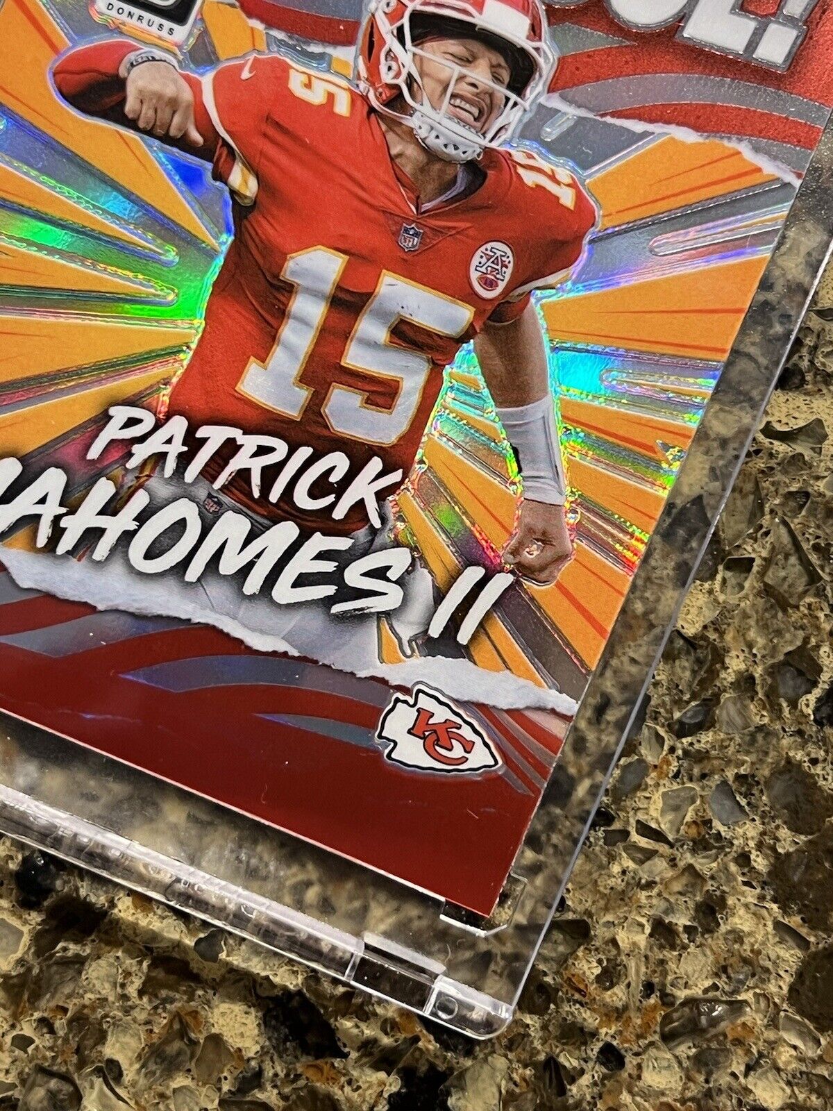 Patrick Mahomes II 2021 Panini Donruss Optic Football MY HOUSE! Prizm Refractor