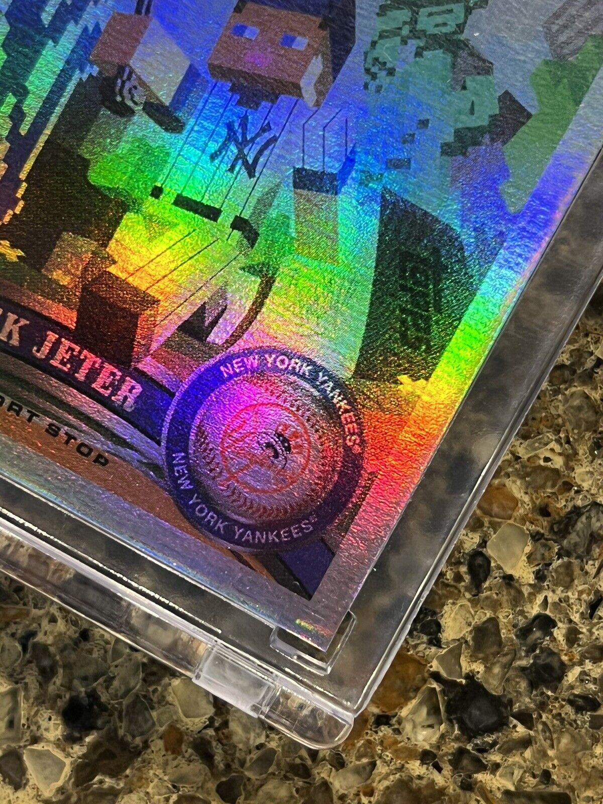 Derek Jeter 2021 Topps Project70 Ermsy XBOX MINECRAFT Rainbow Foil #37/70 SSP