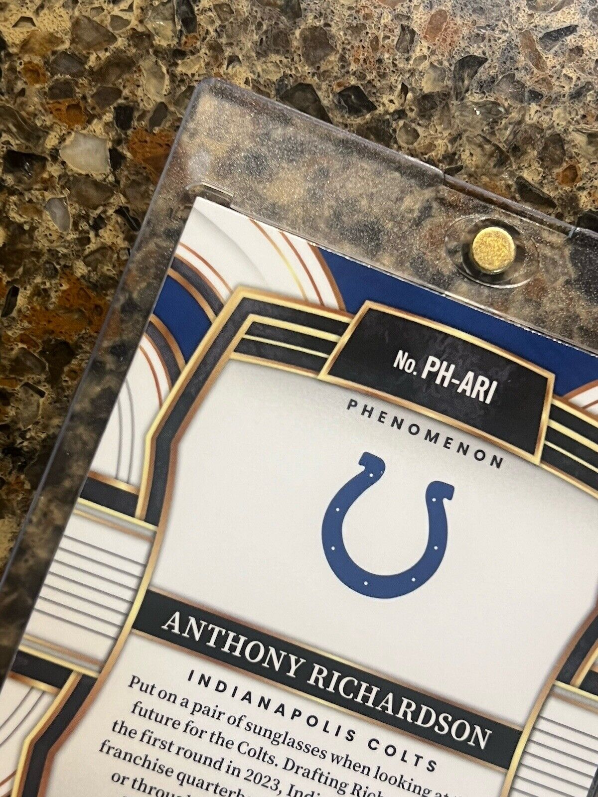 2023 Panini Select Anthony Richardson Rookie Phenomenon - Indianapolis Colts RC