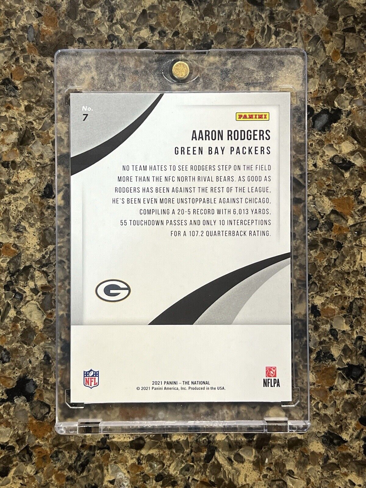 Aaron Rodgers 2021 Panini The National #15/50 KABOOM Explosion SSP - SUPER RARE