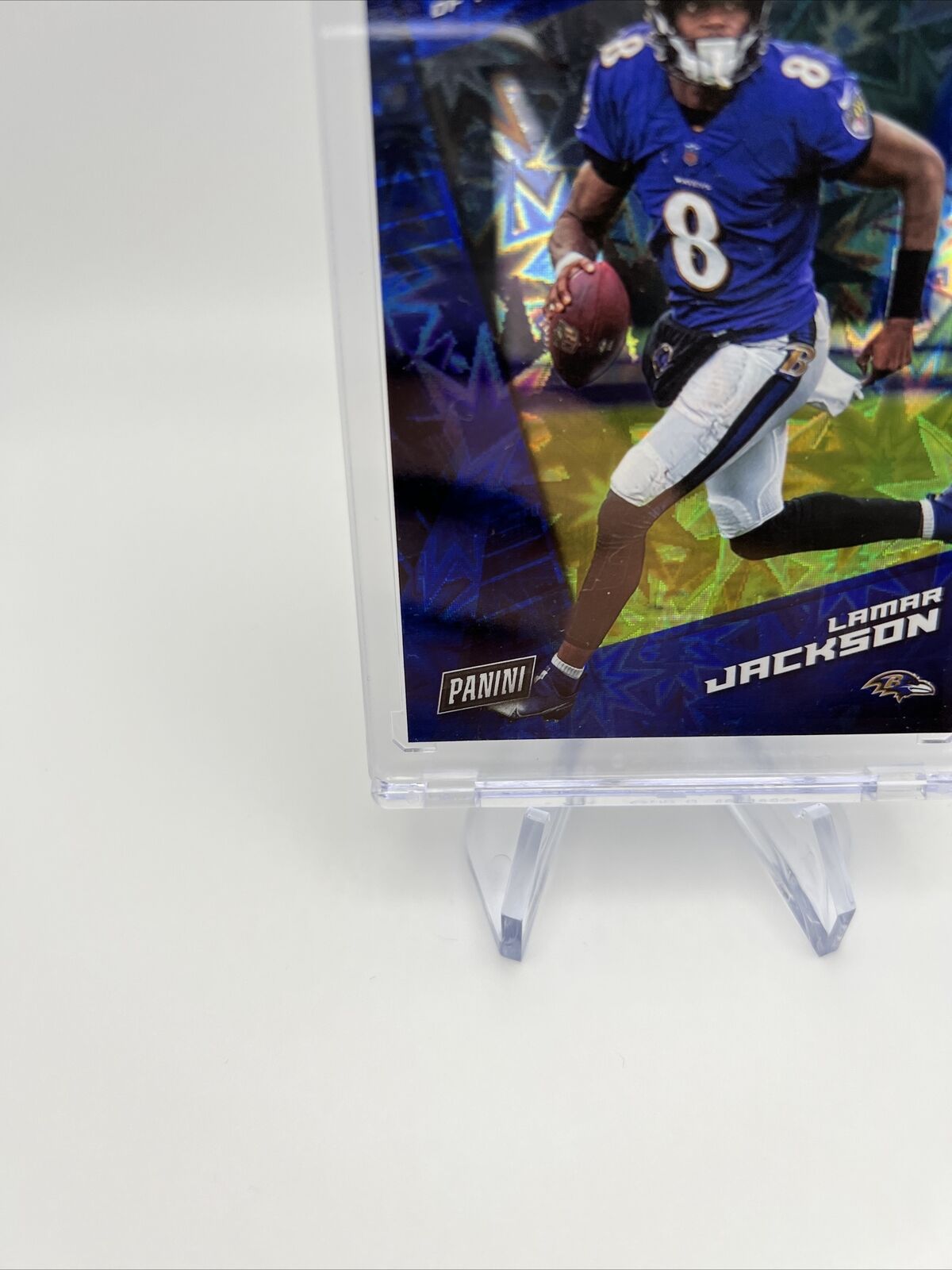 Lamar Jackson 2021 Panini Player of the Day KABOOM #62/99 Ravens Super Rare SSP