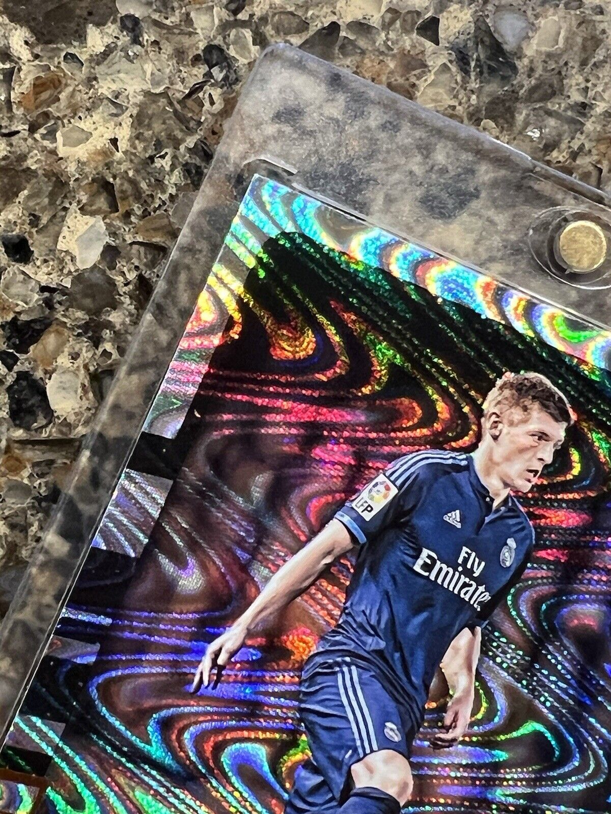 Toni Kroos 2016-17 Panini Donruss Soccer Swirlorama Refractor Real Madrid HOF