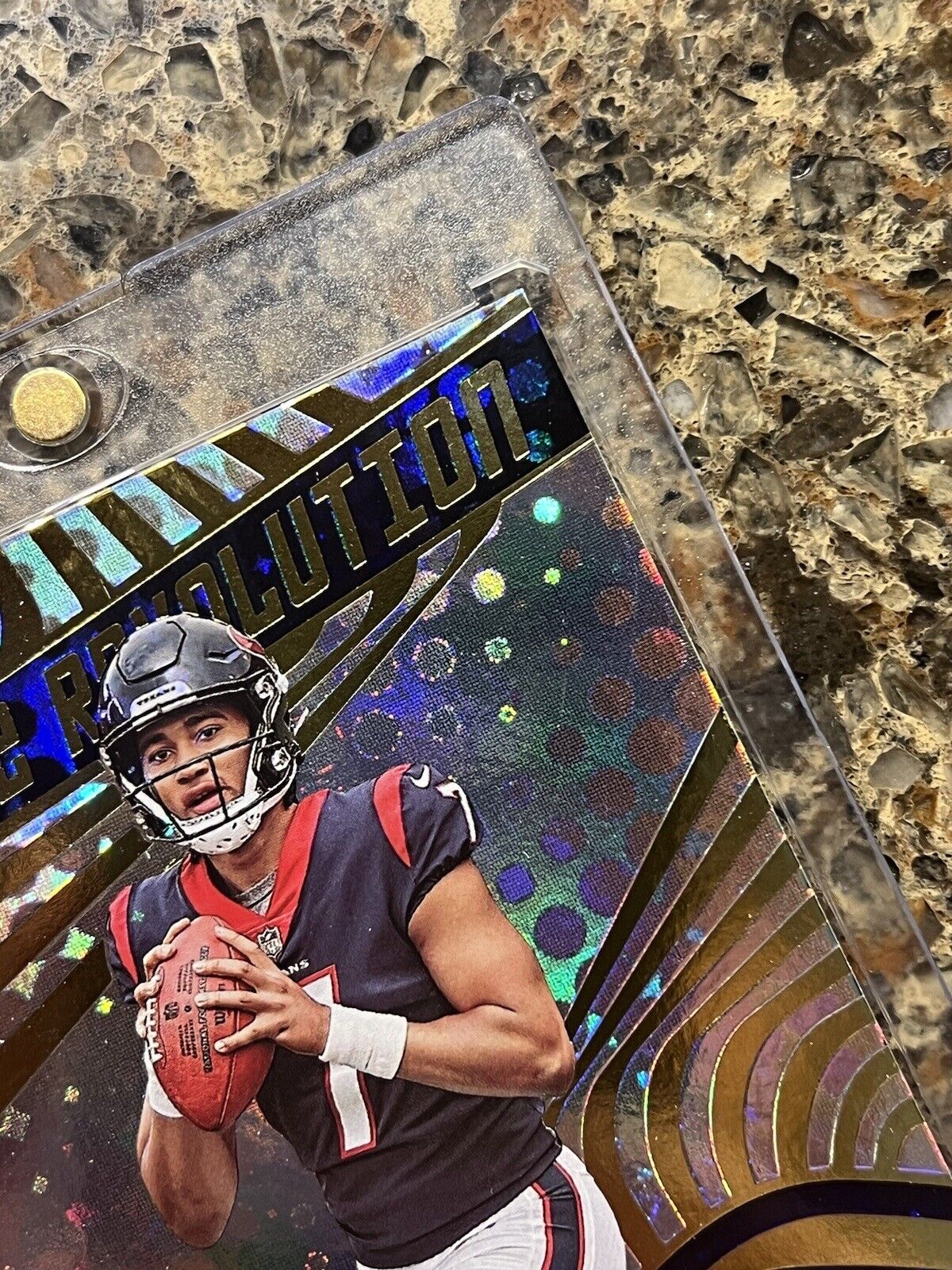 2023 Panini Donruss Football CJ Stroud Rookie Revolution #RR2 Gem Mint Refractor