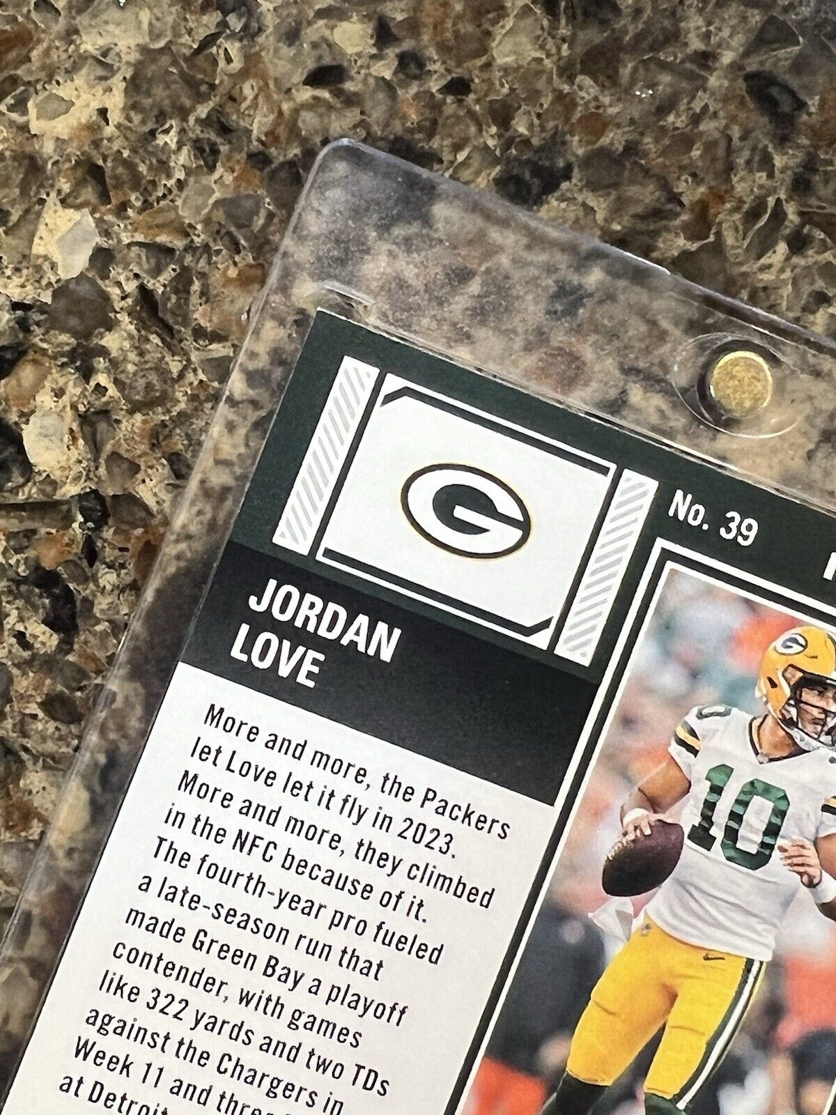 Jordan Love 2023 Panini Contenders Football Season Ticket Mojo Refractor Holo