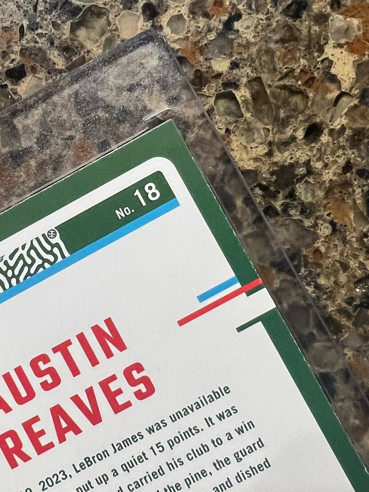 Austin Reaves 2023-24 Panini Donruss Basketball Green Holo Laser Spokes Gem Mint