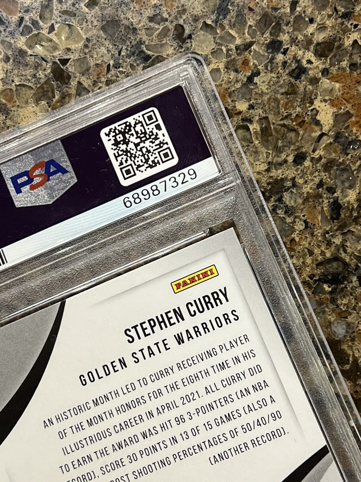 Stephen Curry 2021 Panini The National Diskettes 15/25 Rare SSP Gem Mint PSA 10