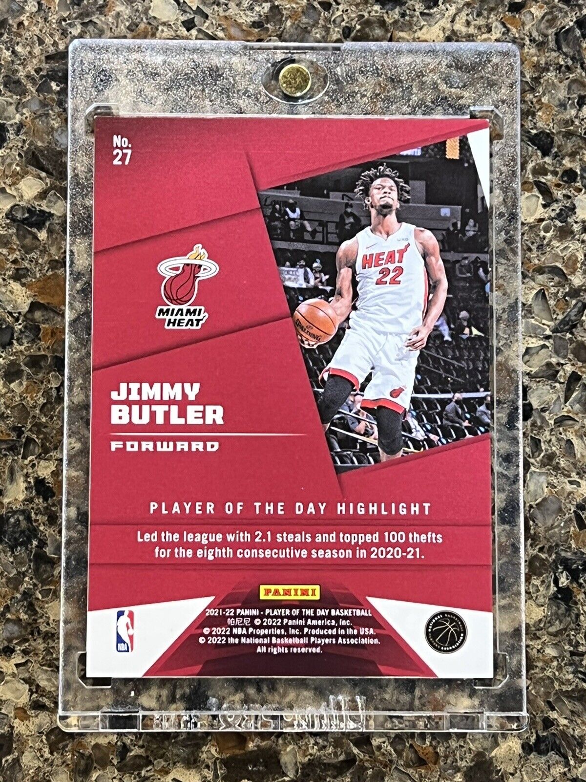 Jimmy Butler 2021 Panini NBA Player of the Day KABOOM 82/99 Rare Gem Mint SSP