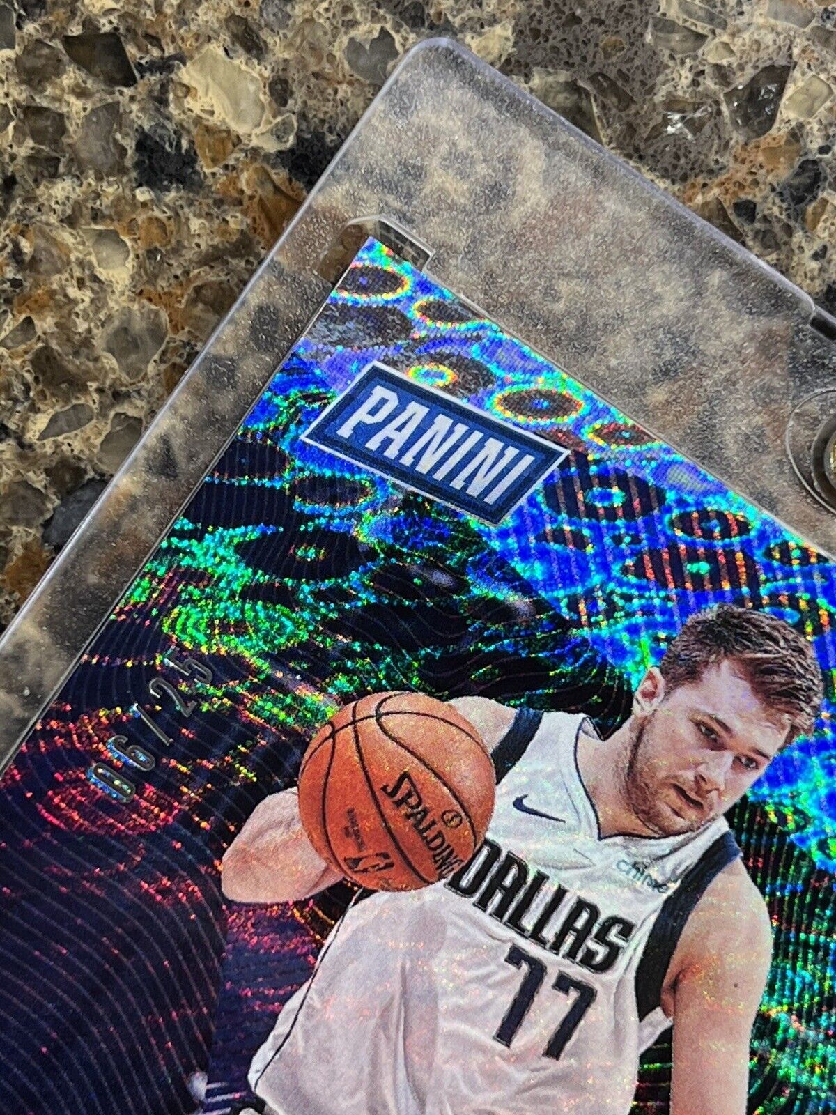 🌟 Luka Doncic 2021 Panini The National Diskettes Refractor 06/25 Rare SSP