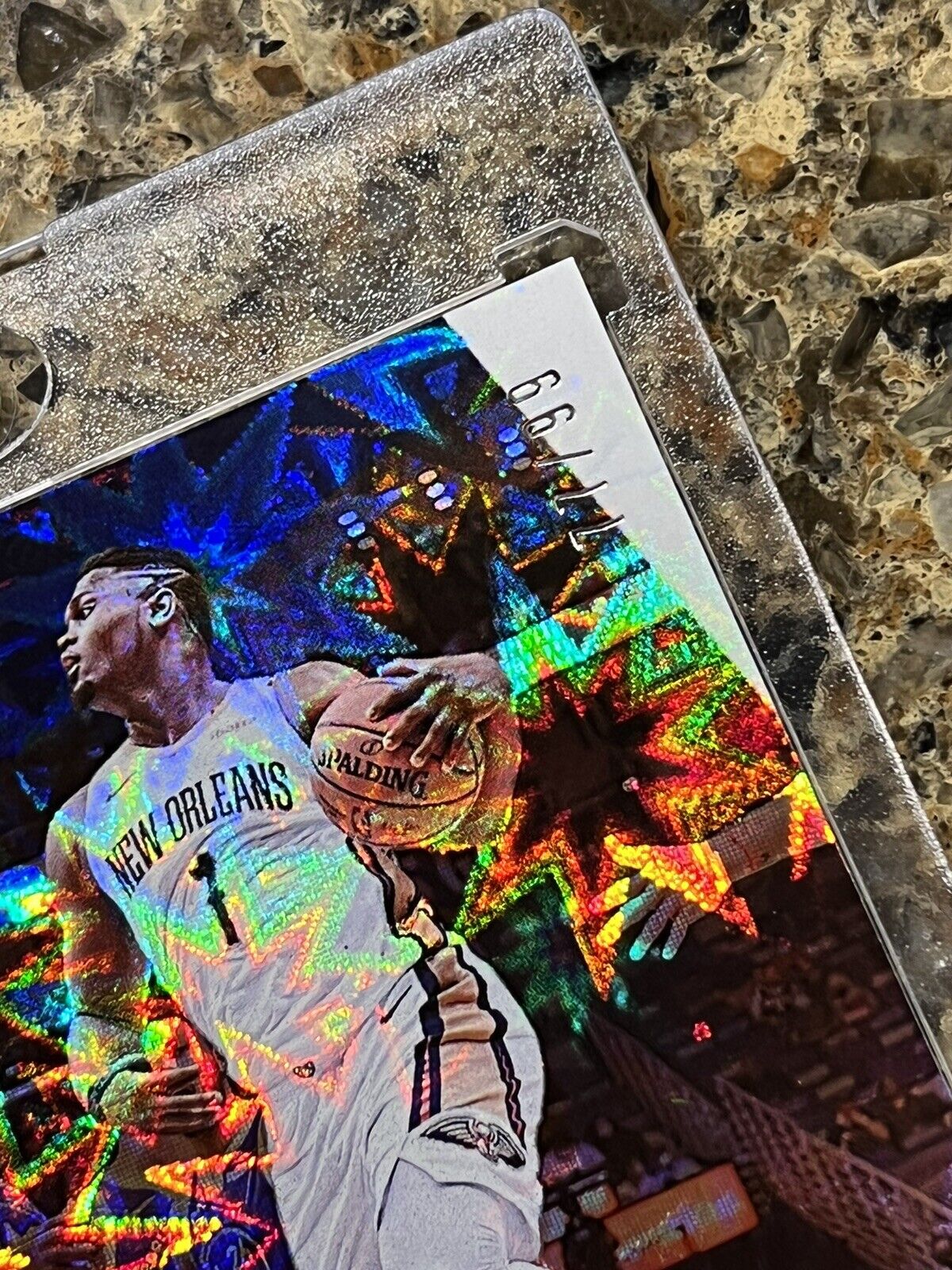 Zion Williamson 2021-22 Panini Player of the Day KABOOM #77/99 SSP Rare! 🚀🚀🚀