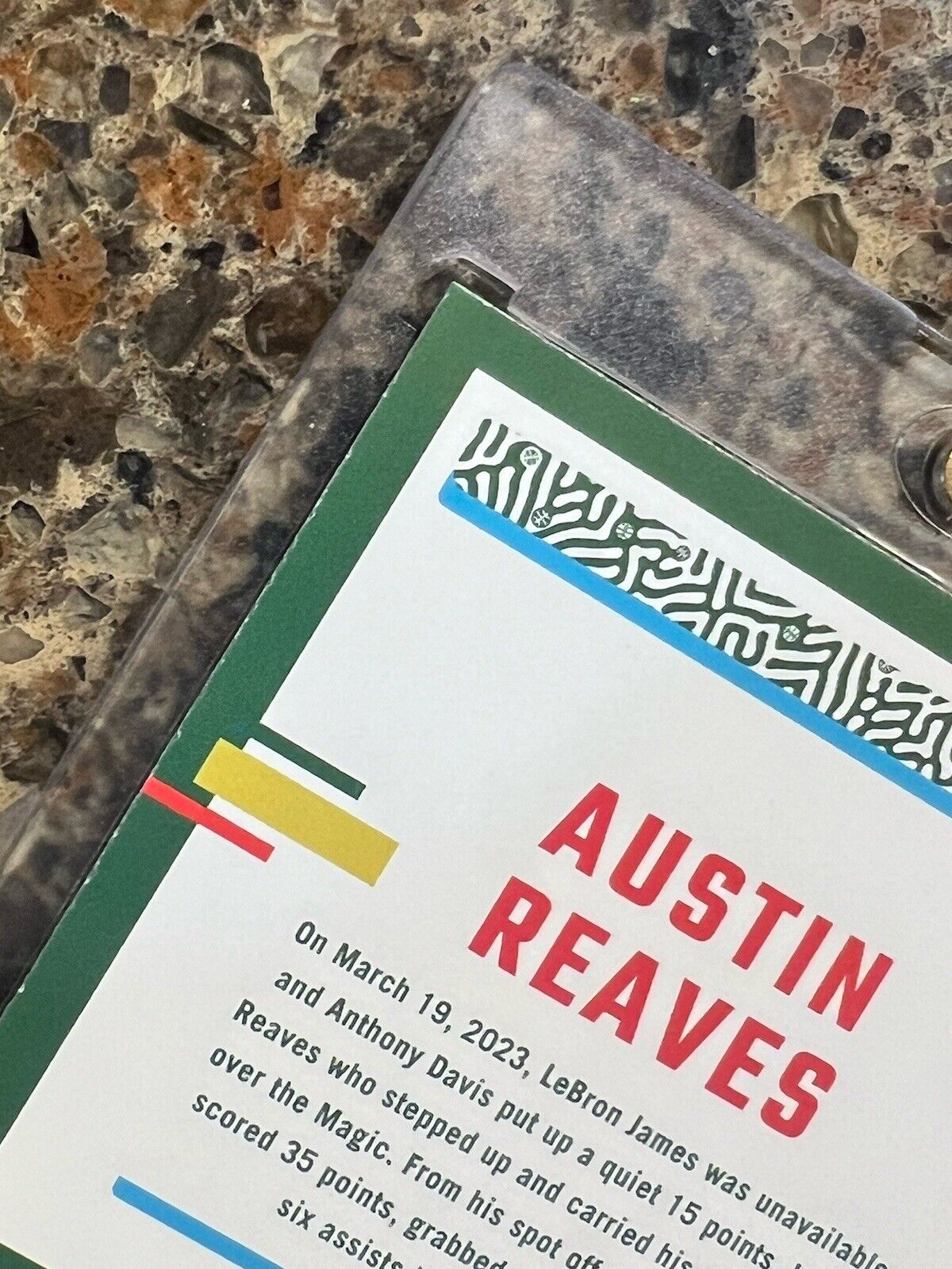 Austin Reaves 2023-24 Panini Donruss Basketball Green Holo Laser Spokes Gem Mint