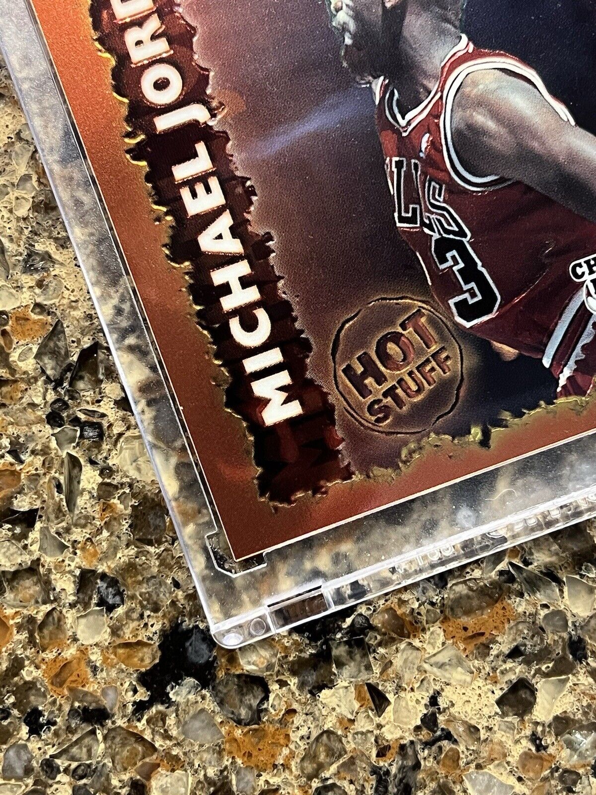 1995-96 Topps Finest Michael Jordan Hot Stuff # HS1 SUPER RARE Chicago Bulls HOF