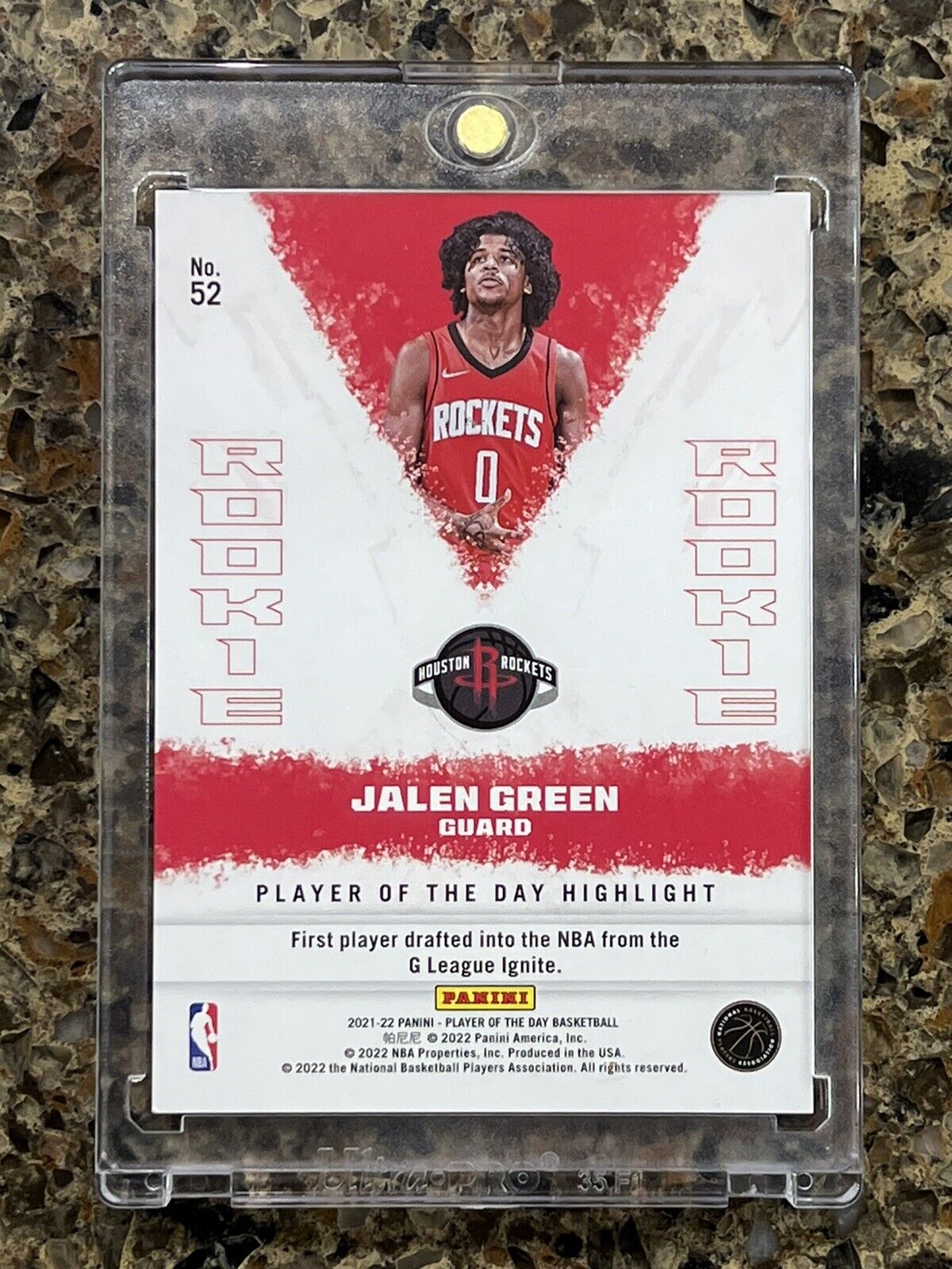 Jalen Green RC 2021 Panini Player of the Day KABOOM 73/99 SSP Rare Mint Rookie