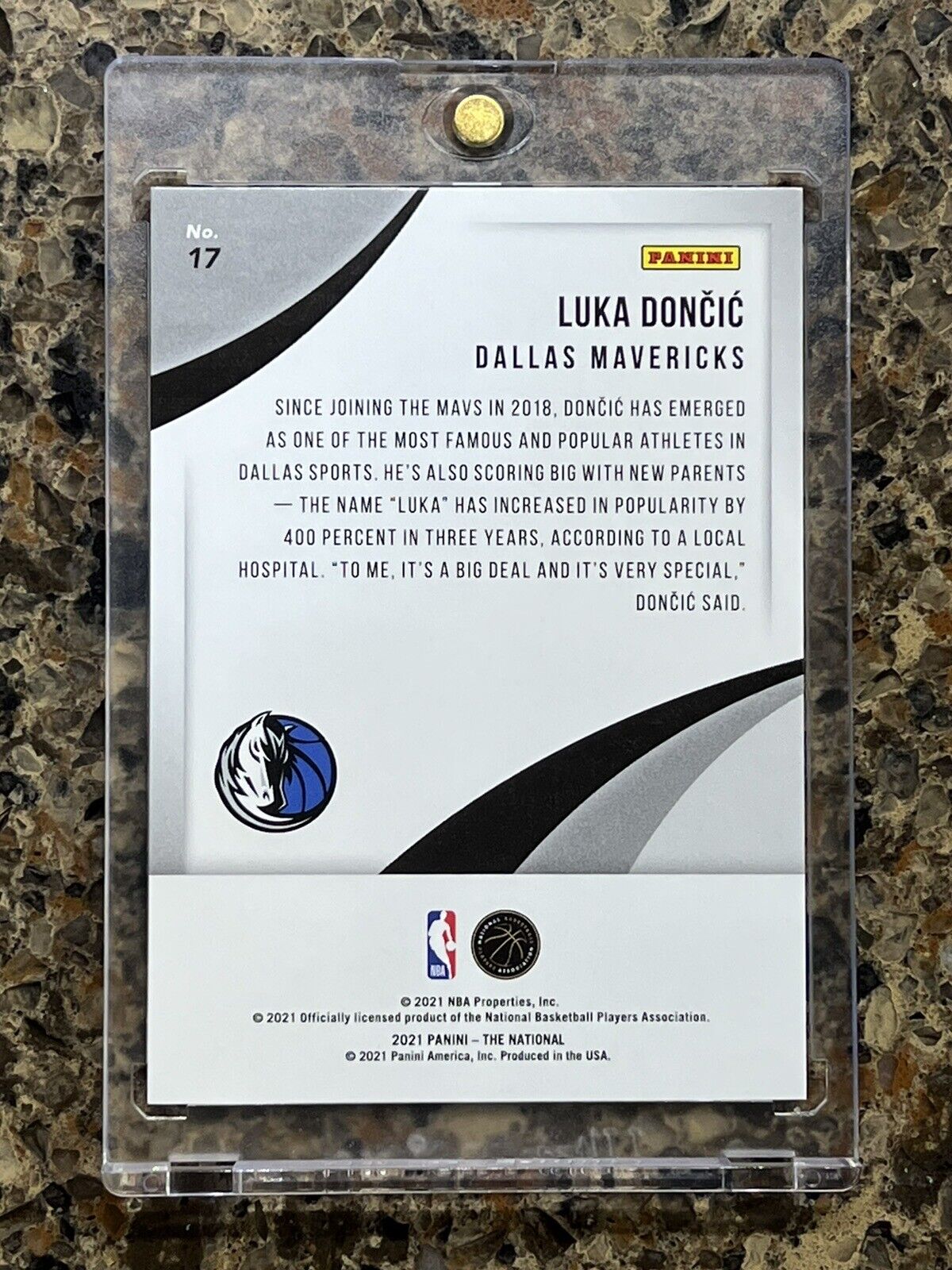 🌟 Luka Doncic 2021 Panini The National Diskettes Refractor 06/25 Rare SSP