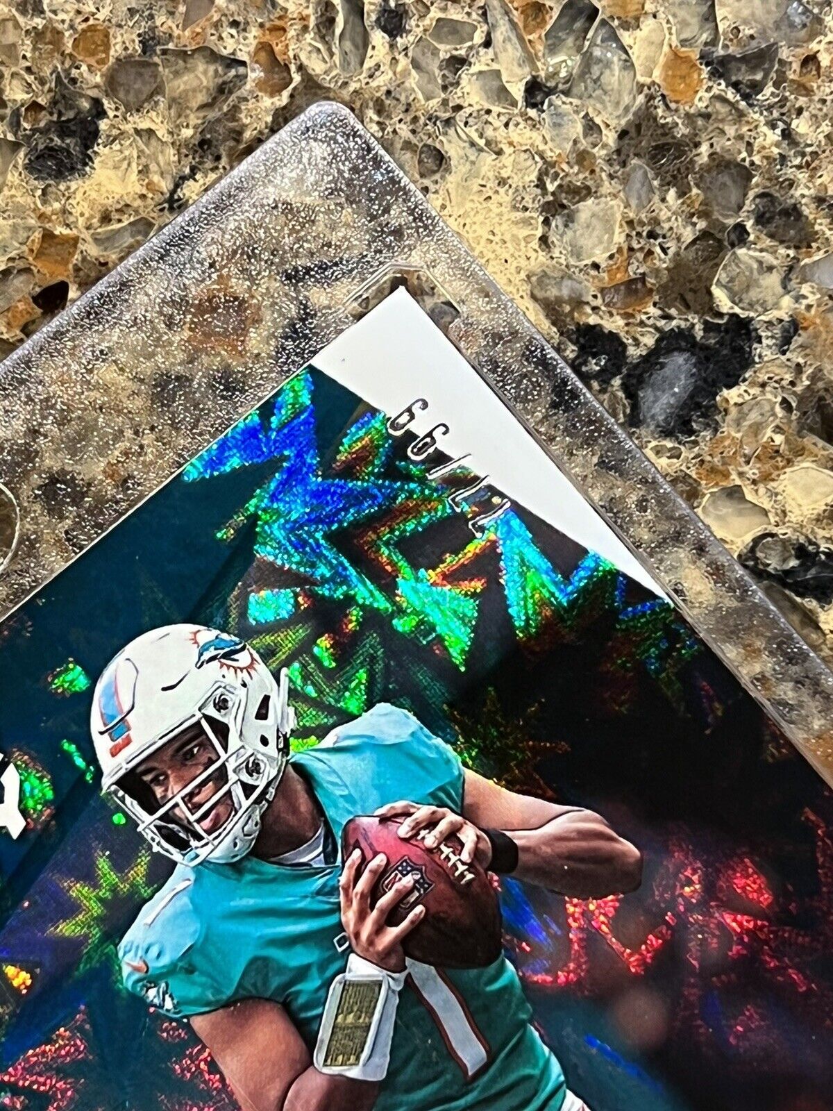 Tua Tagovailoa 2021 Panini Player of the Day KABOOM 77/99 Rare Mint Dolphins SSP