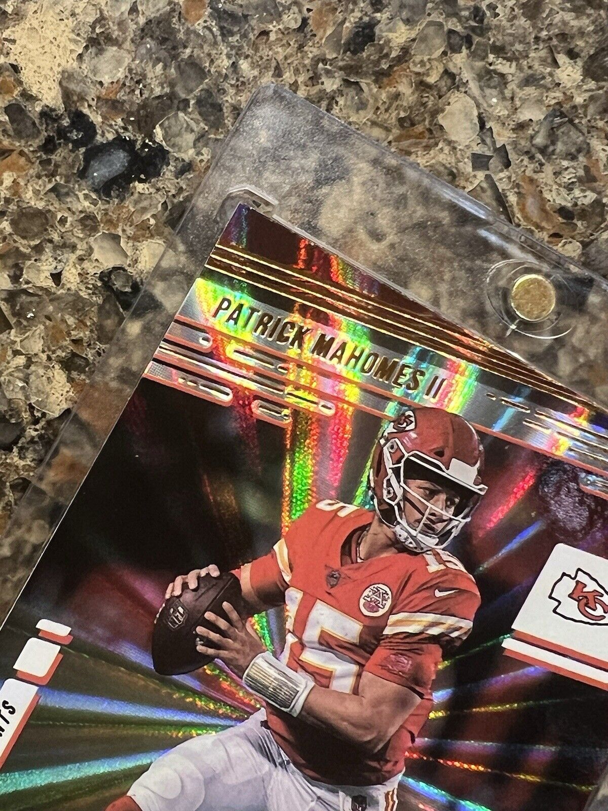 Patrick Mahomes II 2021 Panini Prestige SUNBURST Xtra Points Holo Refractor MVP