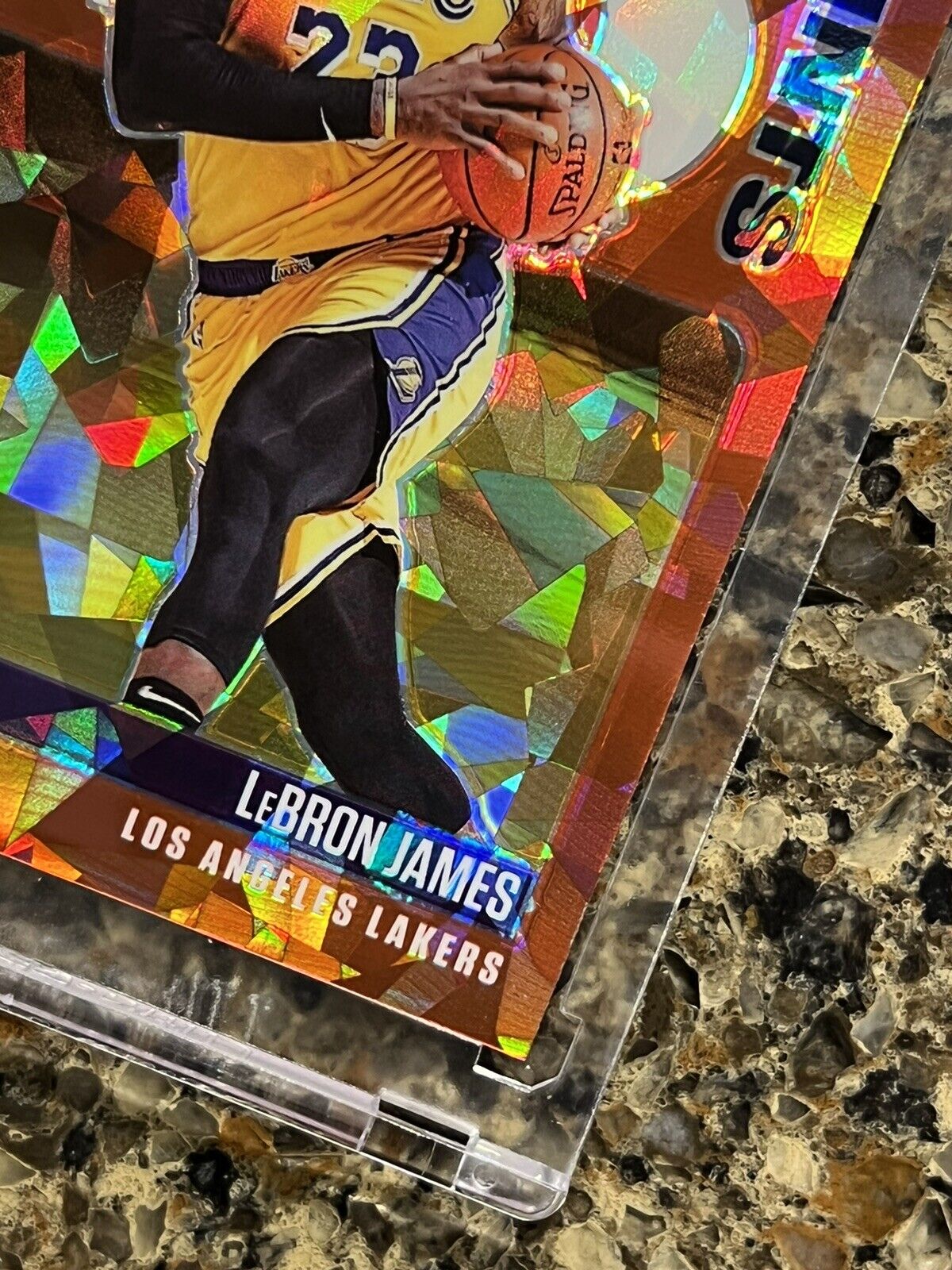 LeBron James 2020-21 Panini Optic Prizm Playing The Numbers 46 POINTS Gem Mint