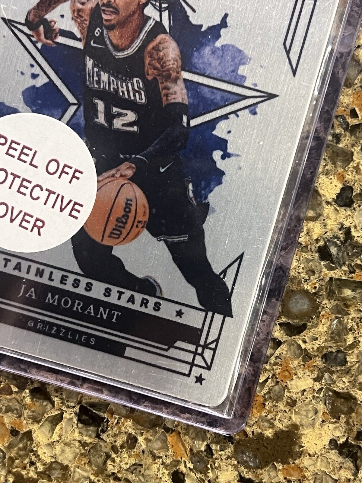 2023-24 PANINI IMPECCABLE STAINLESS STARS JA MORANT 35/75 SUPER RARE CASE HIT SP