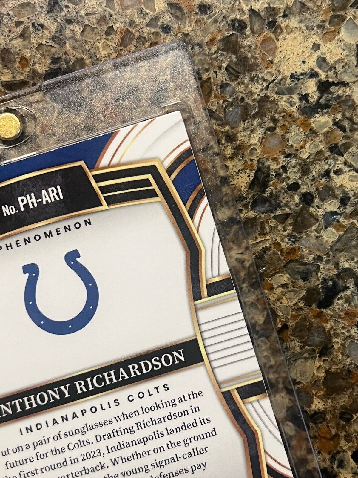 2023 Panini Select Anthony Richardson Rookie Phenomenon - Indianapolis Colts RC