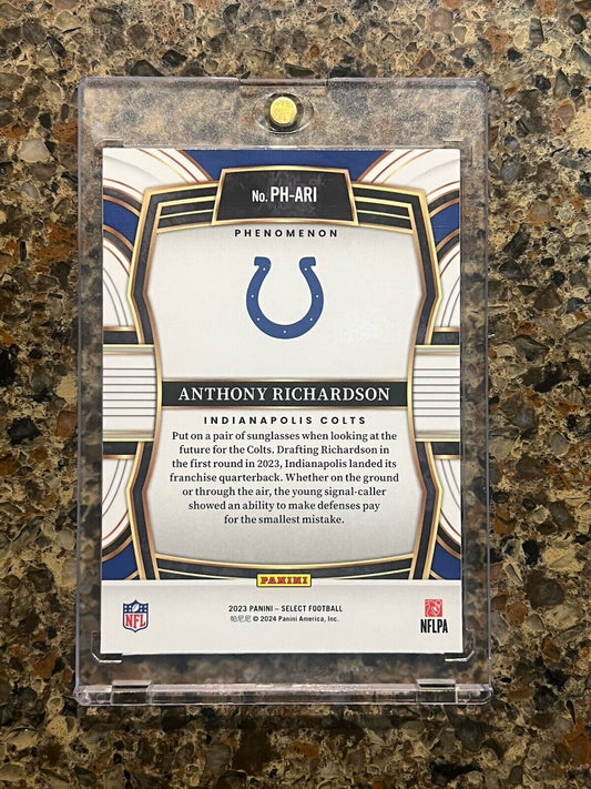 2023 Panini Select Anthony Richardson Rookie Phenomenon - Indianapolis Colts RC