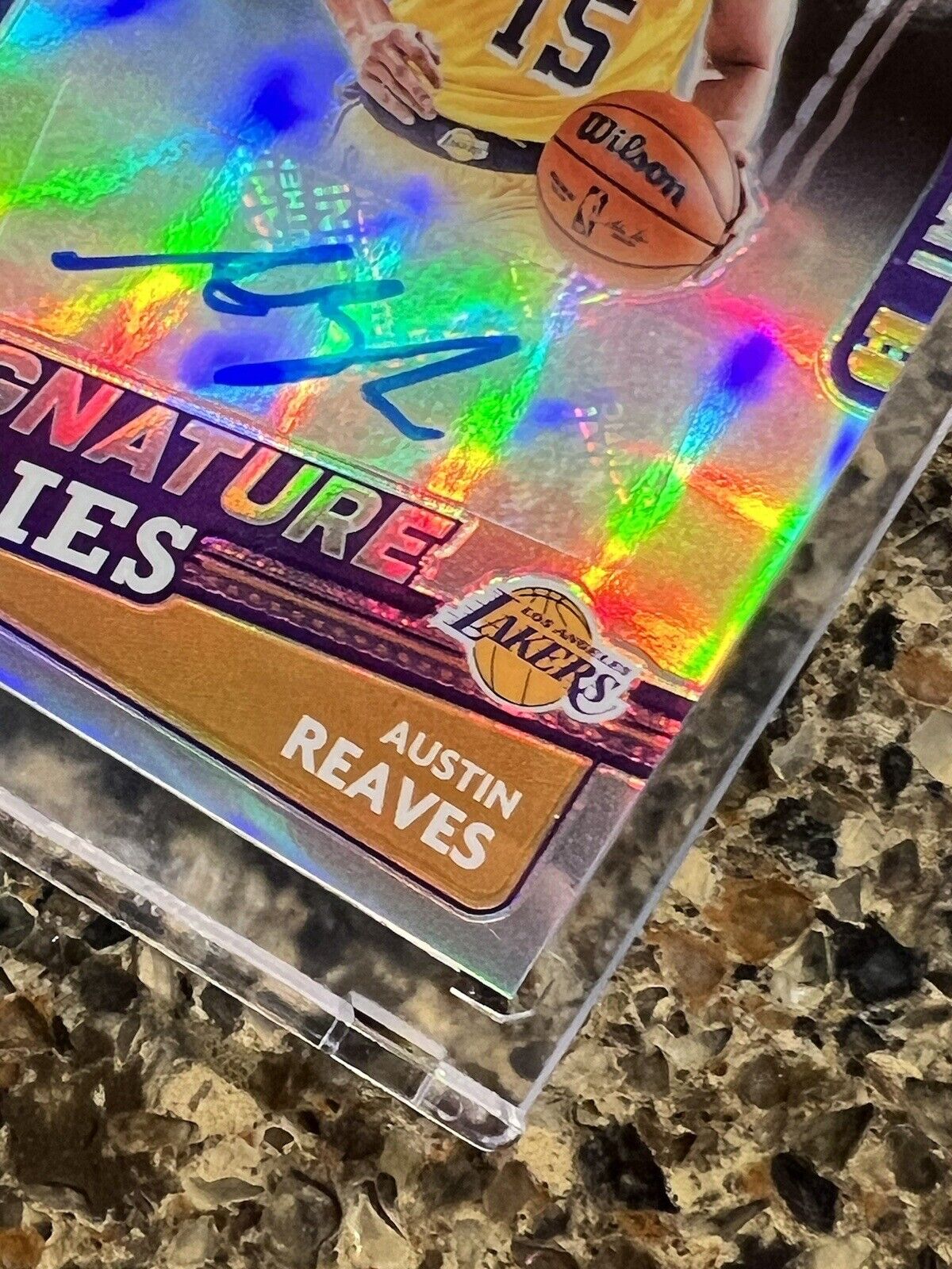 Austin Reaves RC 2021 Panini Donruss Optic ROOKIE SIGNATURE SERIES Prizm - MINT!