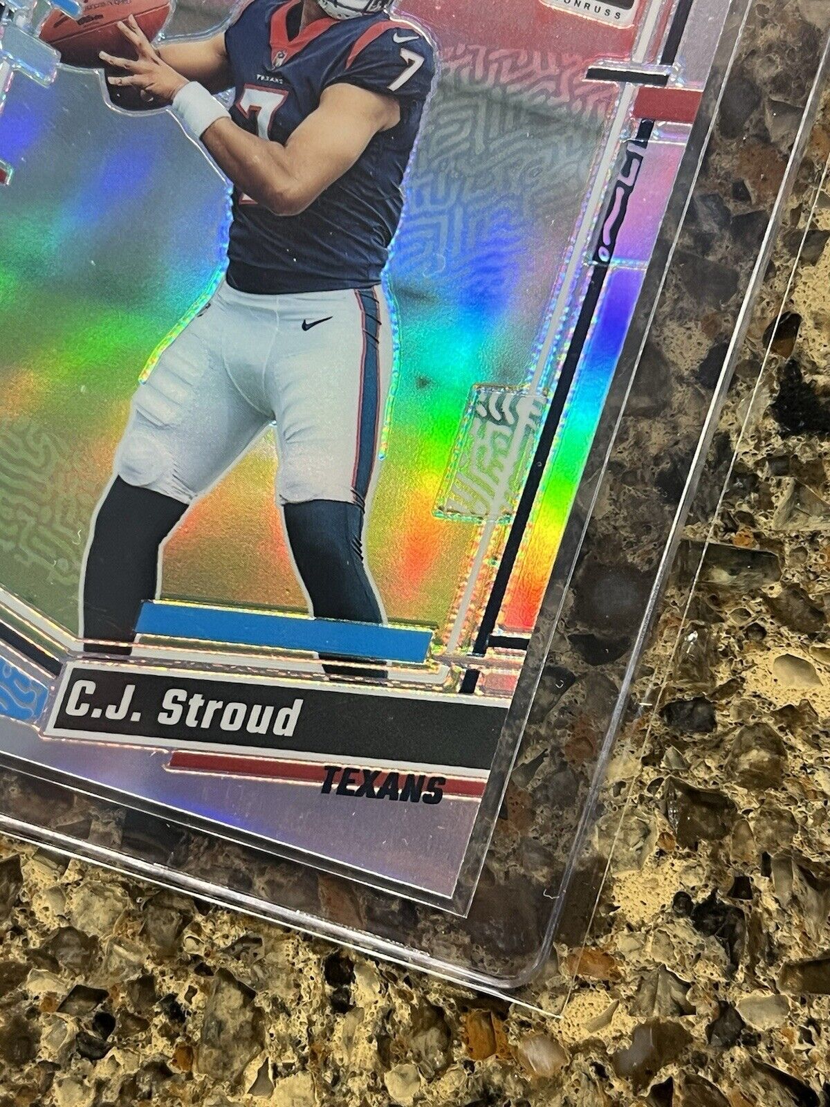 C.J. STROUD RC 2023 Panini Donruss Optic Football RATED ROOKIE Holo Silver Prizm