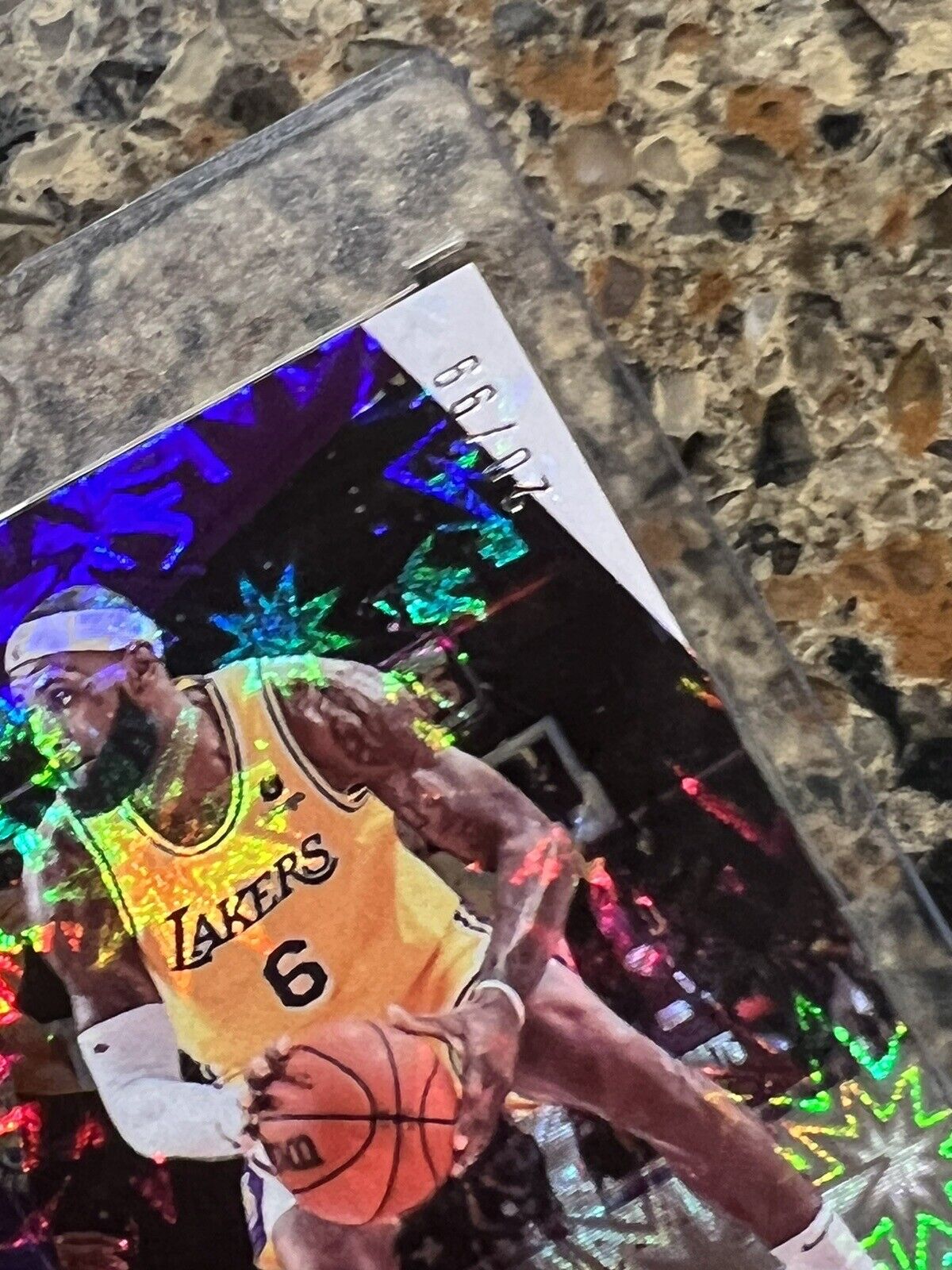 LeBron James 2021 Panini Player of the Day KABOOM #20/99 Lakers Super Rare SSP