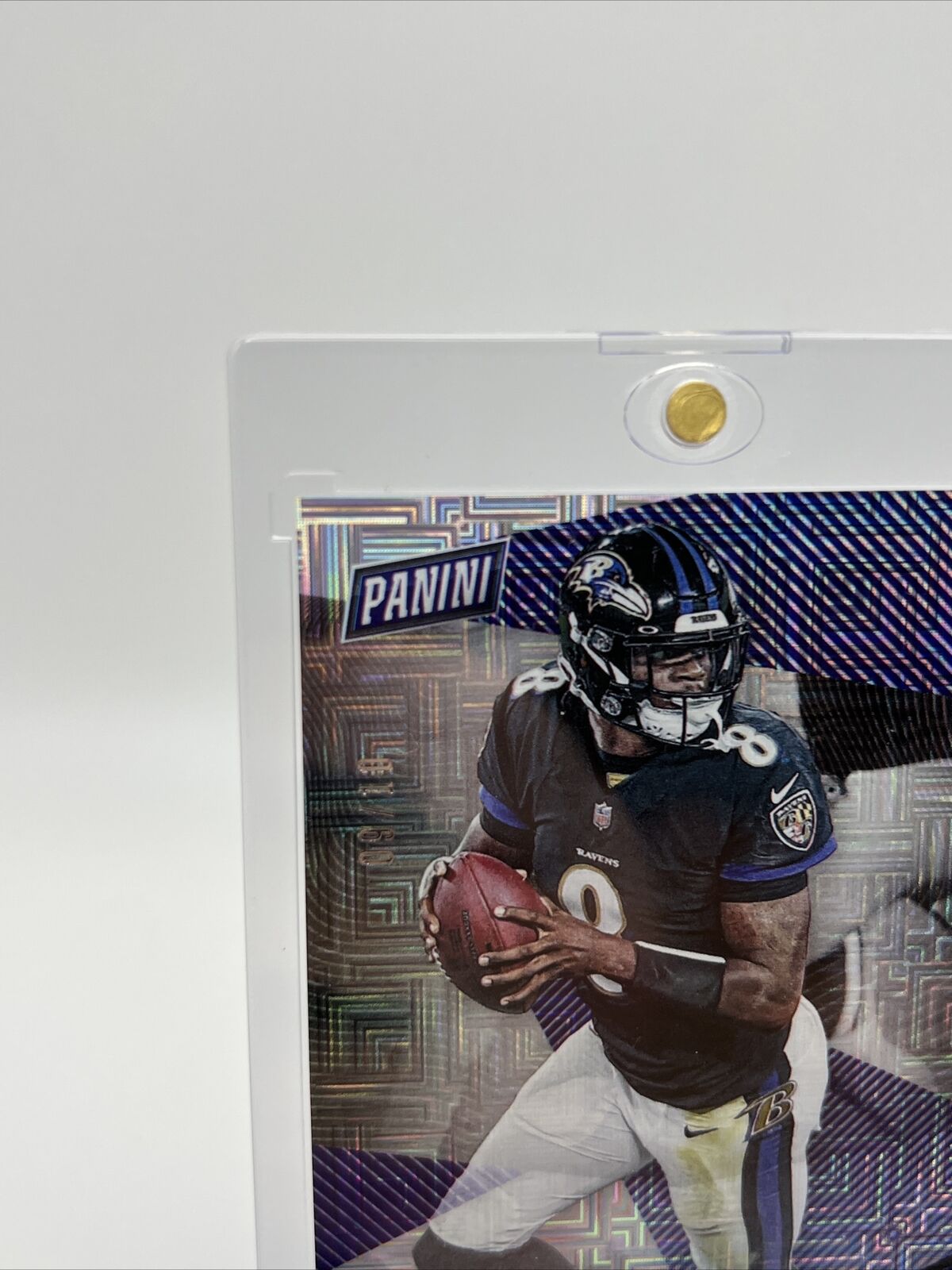 Lamar Jackson 2021 NFL Panini The National Escher Squares #9/10 Super Rare SSP