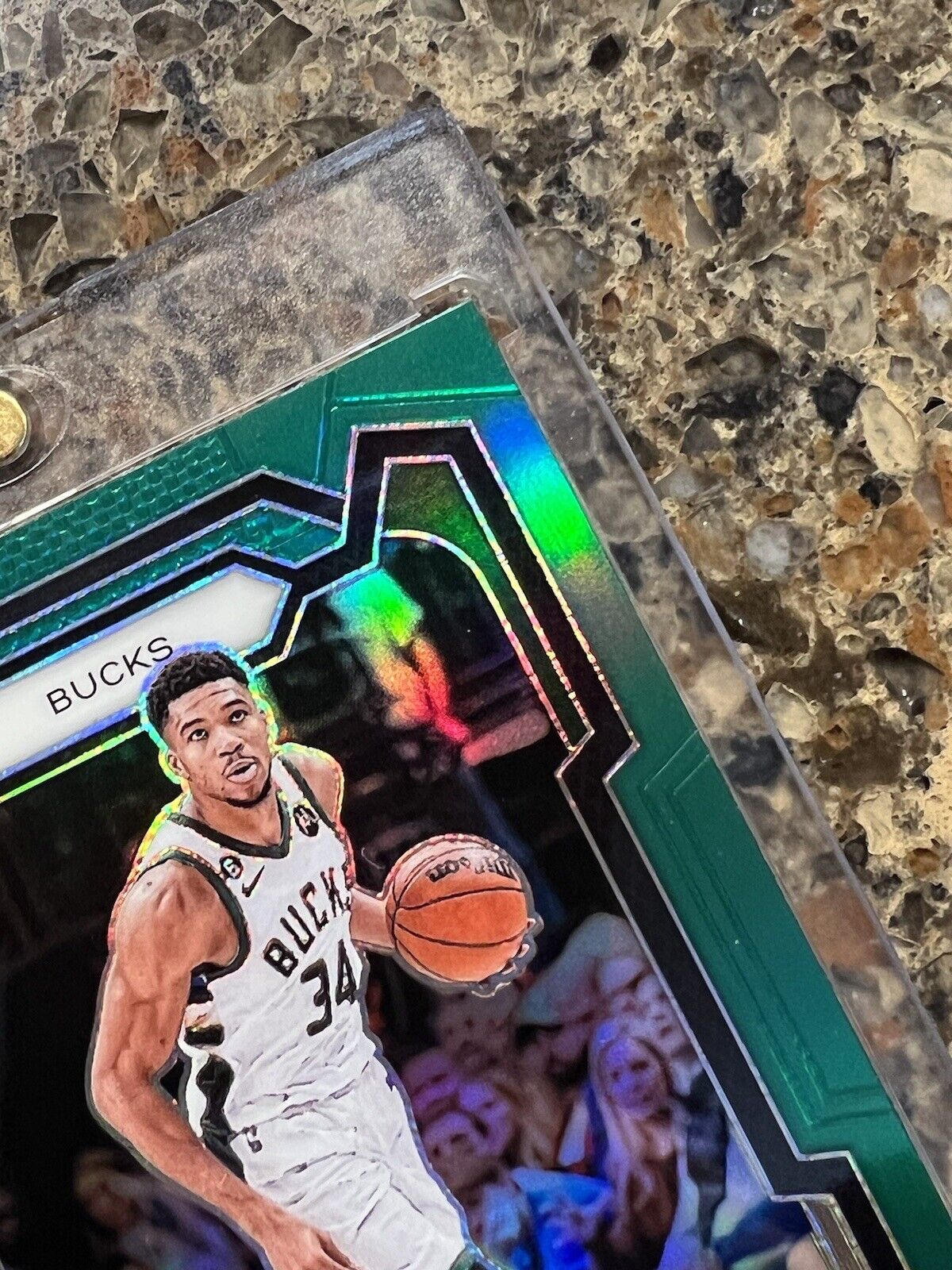 Giannis Antetokounmpo - 2023 Panini Prizm Basketball - Green Prizm - Gem Mint