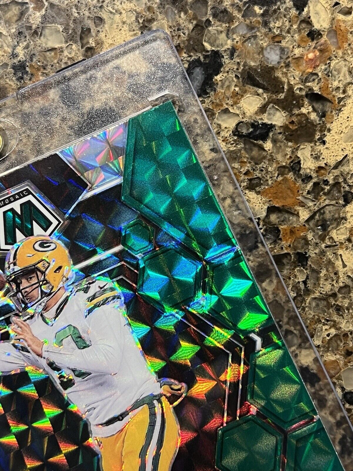 Jordan Love 2023 Panini Mosaic Football Green Prizm #83 Green Bay Packers - MINT