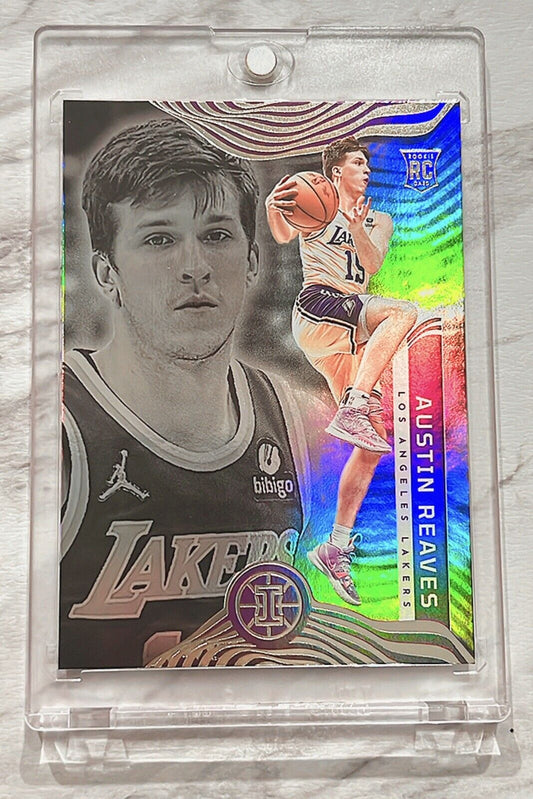 Austin Reaves RC 2021 Panini Illusions Basketball Refractor GEM MINT SSP Rookie