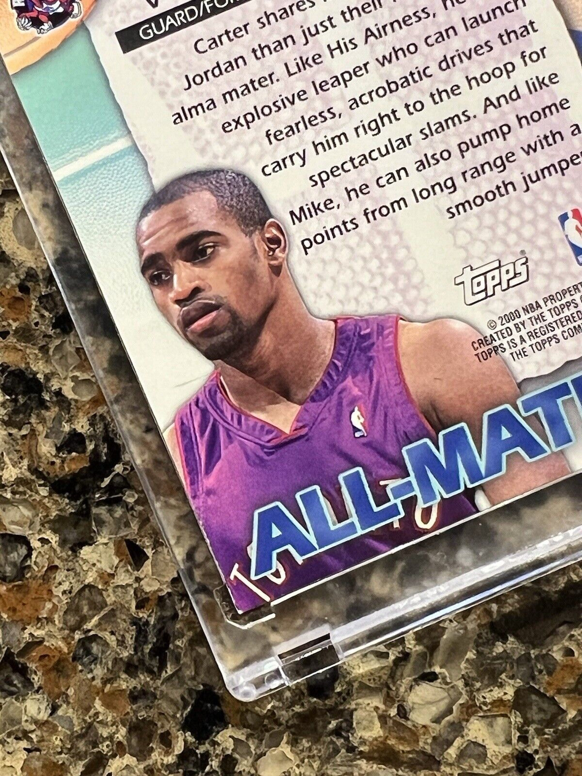 1999-00 Topps All-Matrix Vince Carter Instinctive Force Refractor - RARE VINTAGE