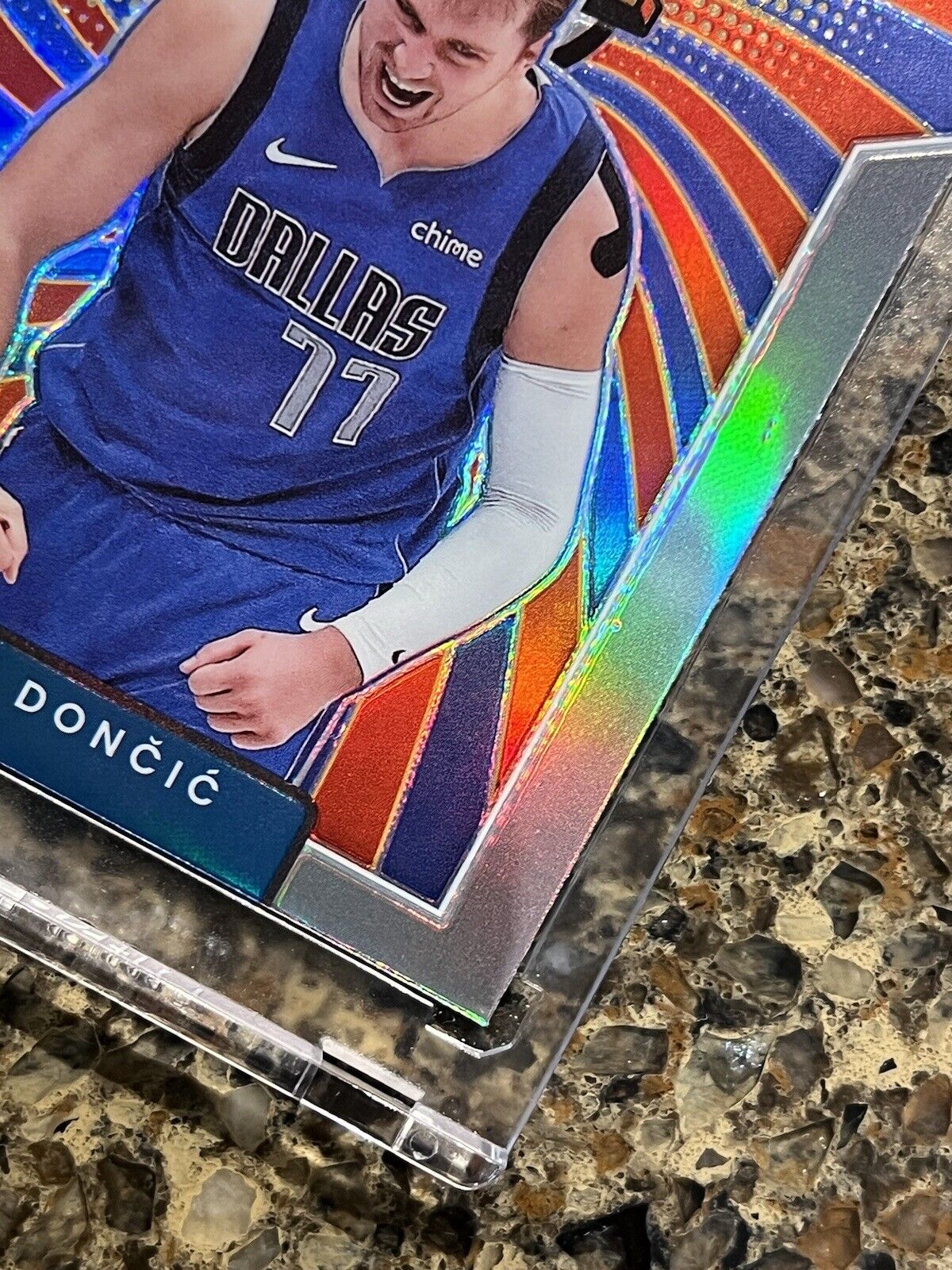 Luka Doncic 2021-22 Panini Donruss Optic MY HOUSE Prizm Holo Refractor Gem Mint