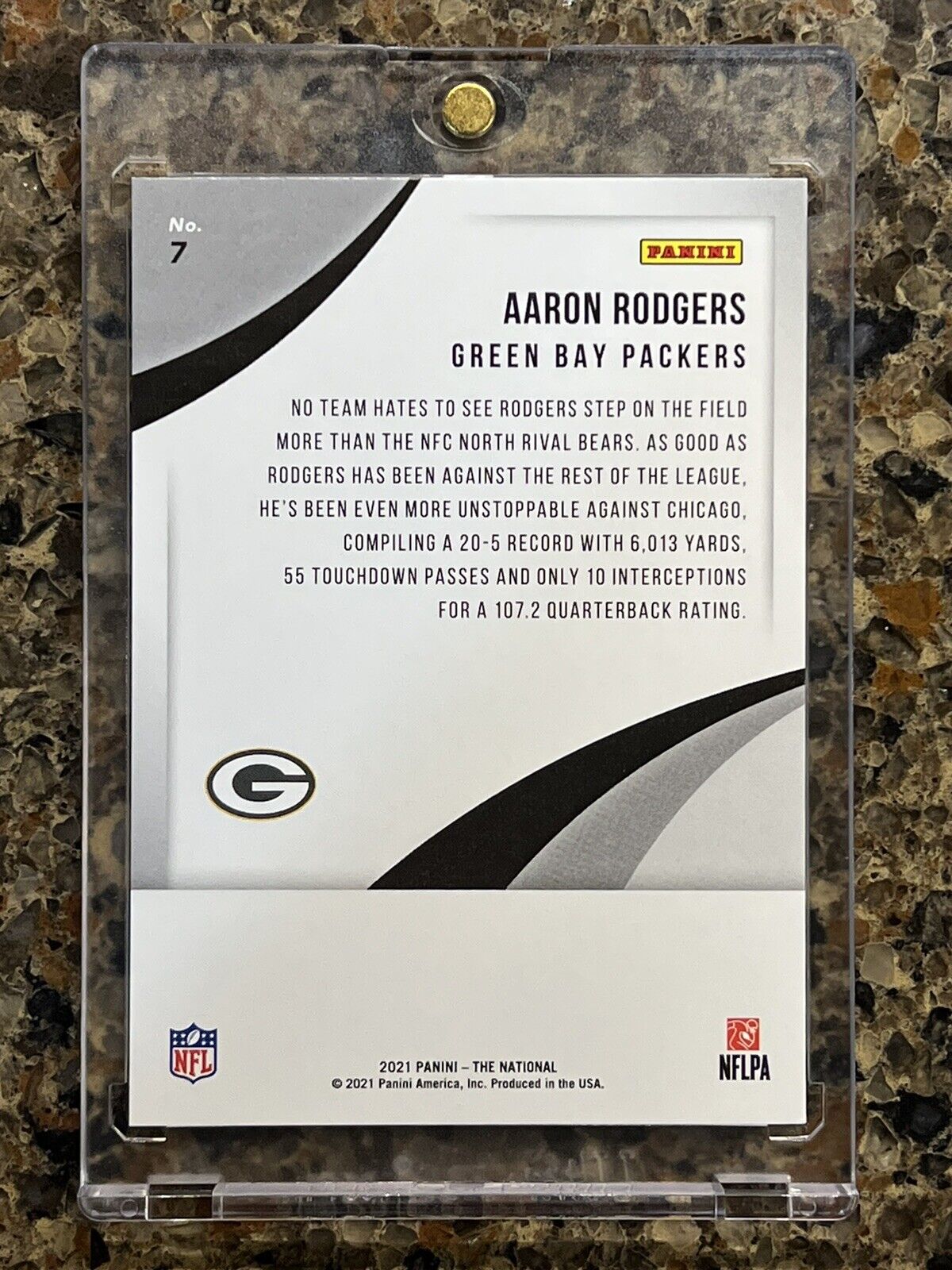 🌟 Aaron Rodgers - 2021 Panini The National Diskettes #03/25 - Super Rare SSP 🌟