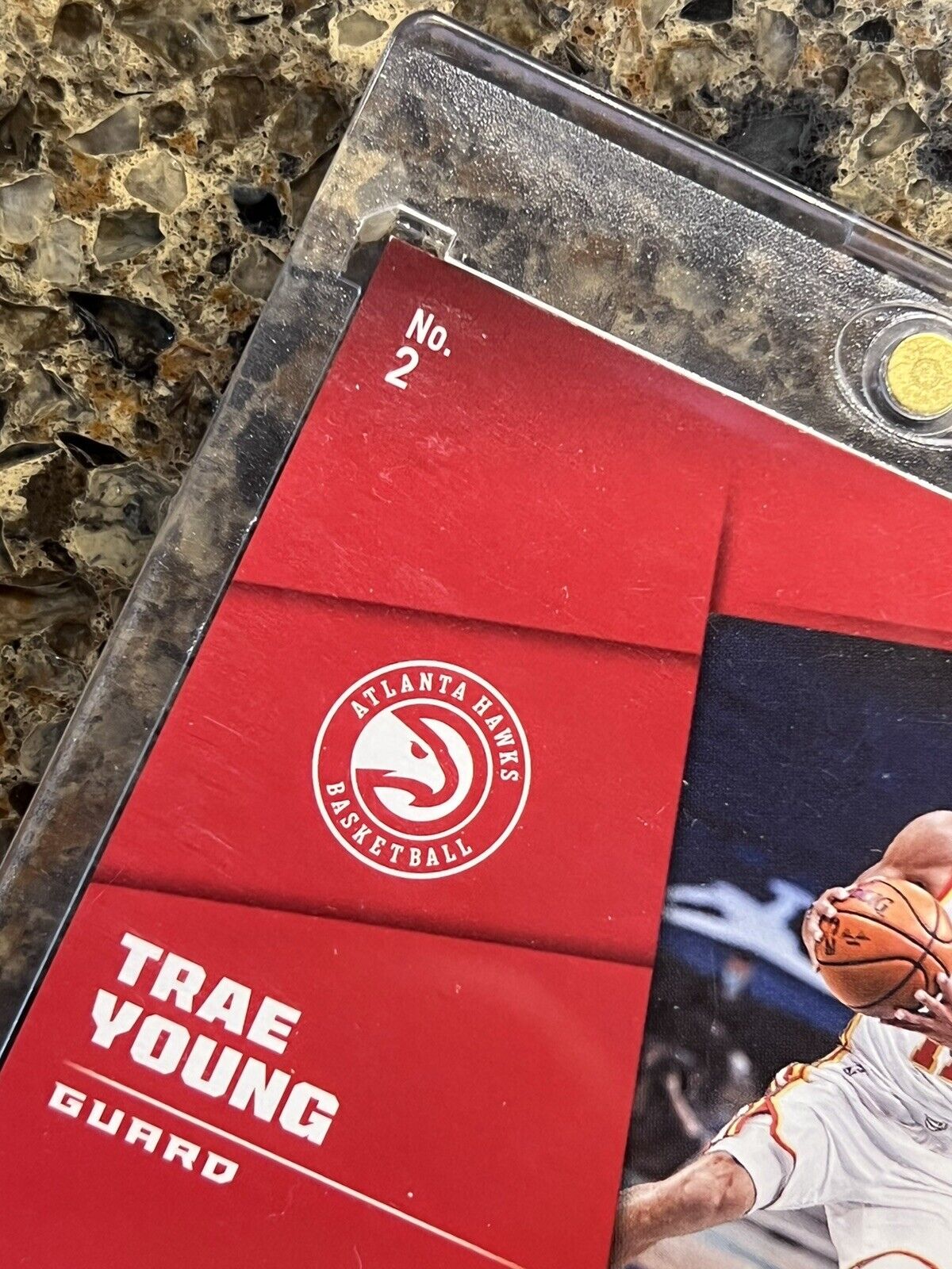 TRAE YOUNG 2021 Panini NBA Player of the Day KABOOM 28/99 SSP Super Rare MINT