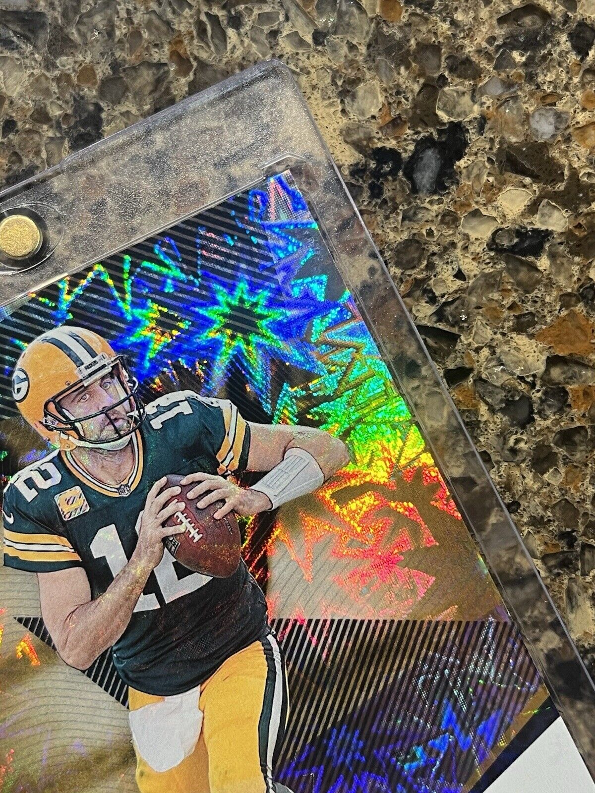 Aaron Rodgers 2021 Panini The National #15/50 KABOOM Explosion SSP - SUPER RARE