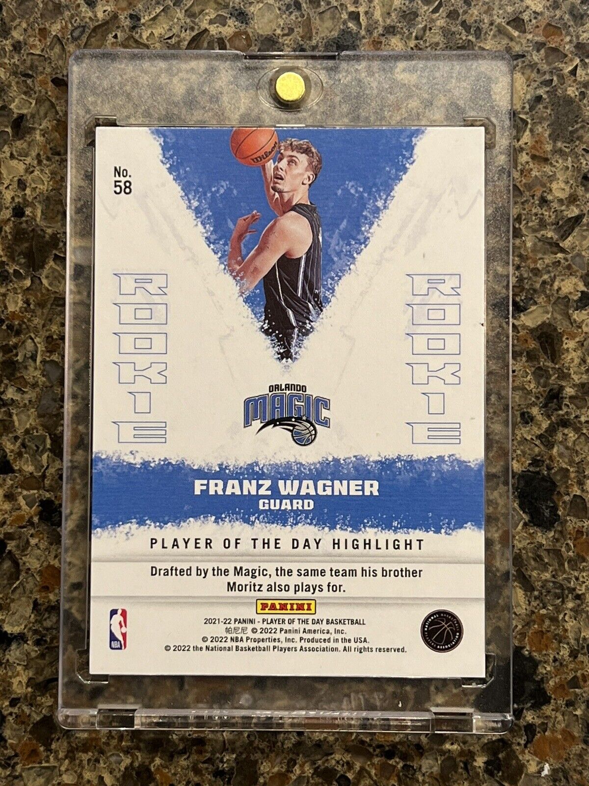 Franz Wagner RC 2021 Panini Player of the Day KABOOM 16/99 Gem Mint SSP ROOKIE