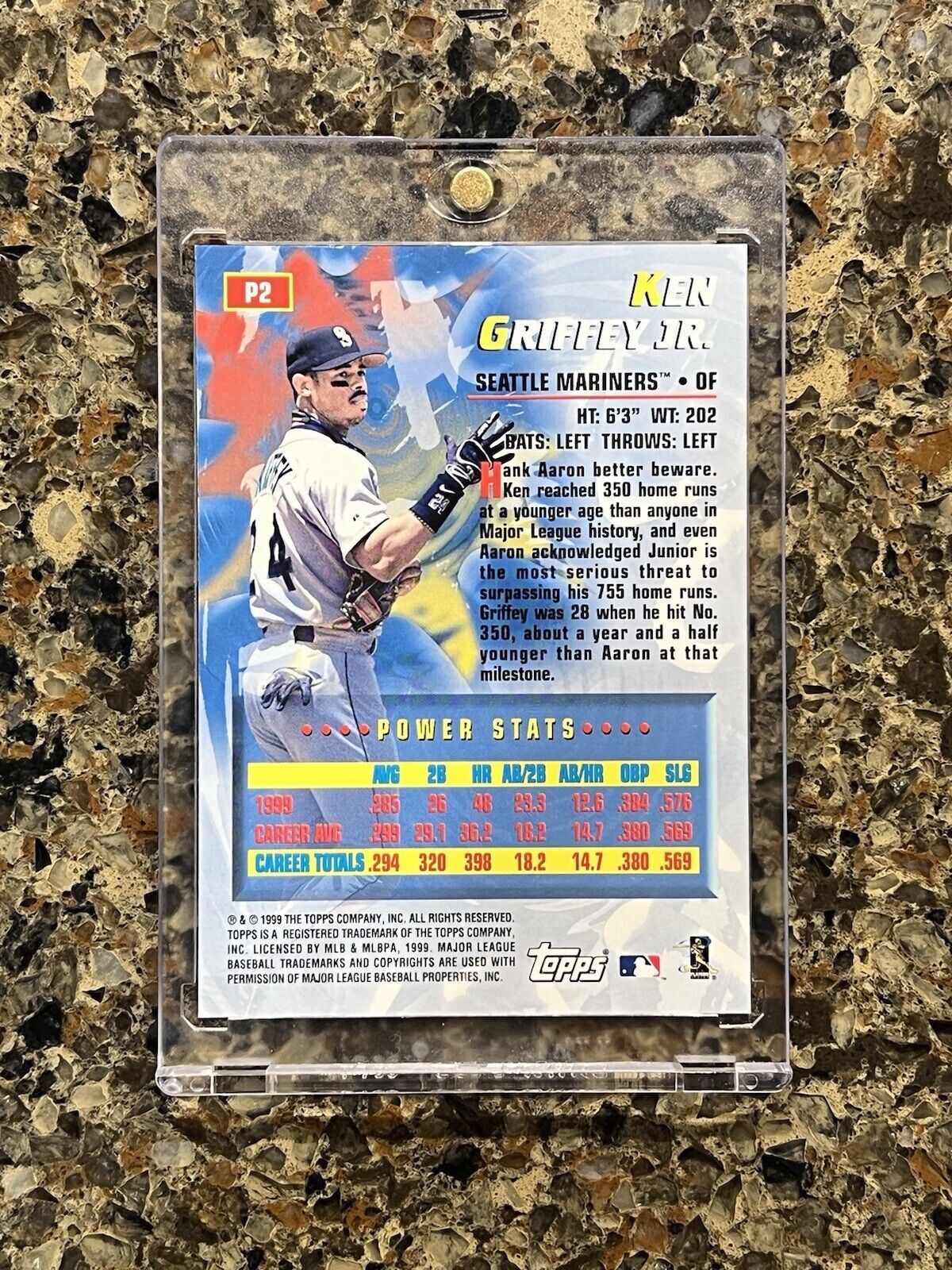 Ken Griffey Jr. 1999 Topps Power Players Holo Foil Gem Mint HOF Mariners