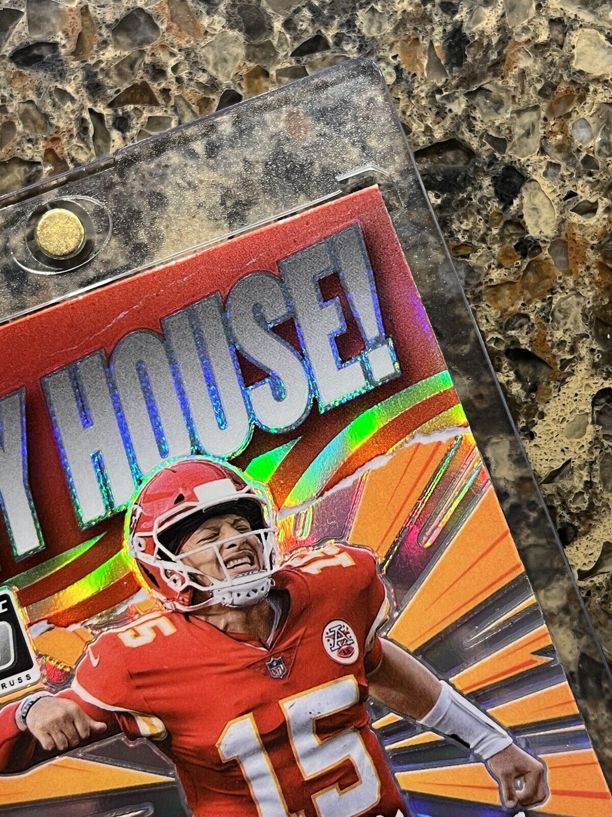 Patrick Mahomes II 2021 Panini Donruss Optic Football MY HOUSE! Prizm Refractor