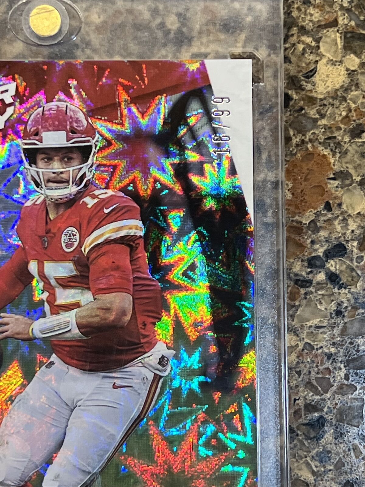 Patrick Mahomes II 2021 Panini Player of the Day Football KABOOM #18/99 Rare SSP