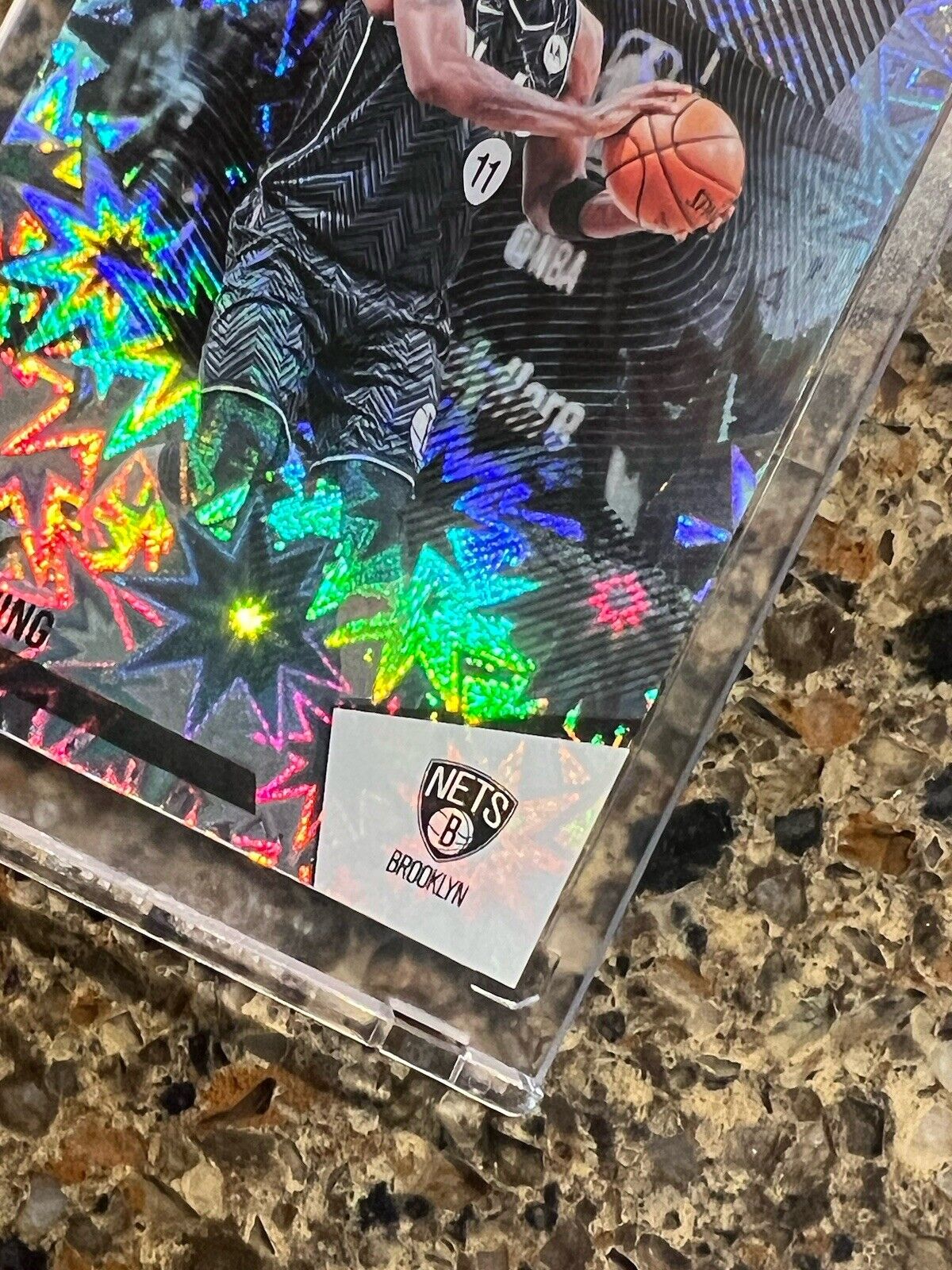 Kyrie Irving 2021 Panini THE NATIONAL 08/50 KABOOM Explosion Rare Gem Mint SSP