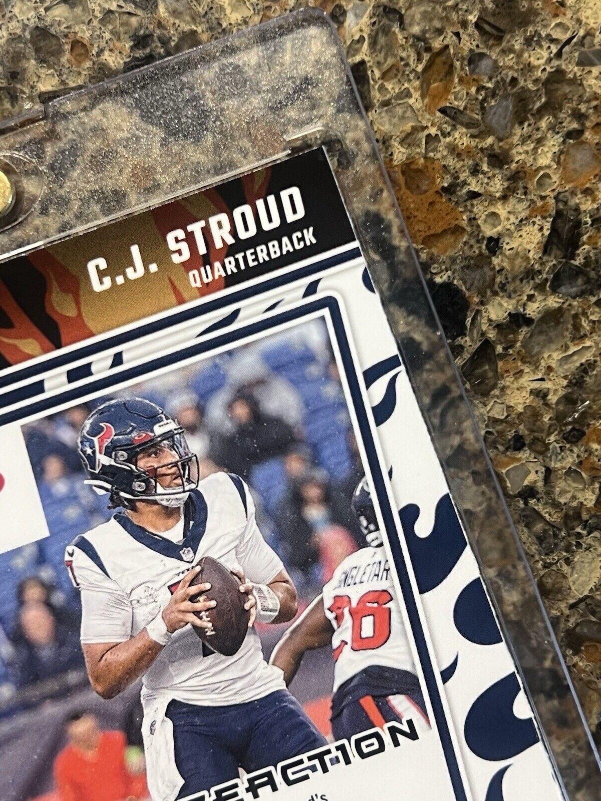 C.J. STROUD RC 2023 Panini Donruss Optic Chain Reaction Rookie Silver Holo Prizm