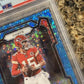 2023 Panini Prizm Patrick Mahomes II No Huddle Blue Disco #14/95 Gem Mint PSA 10