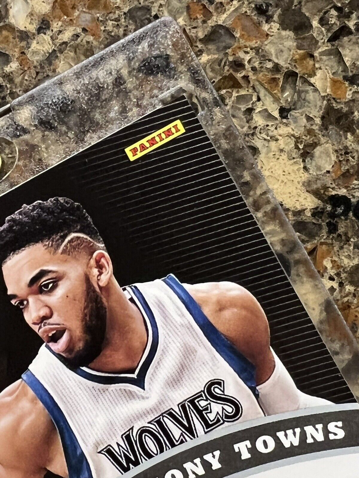 Karl-Anthony Towns 2017 Panini The National Black Prizm Laundry Tag ONE OF ONE!!