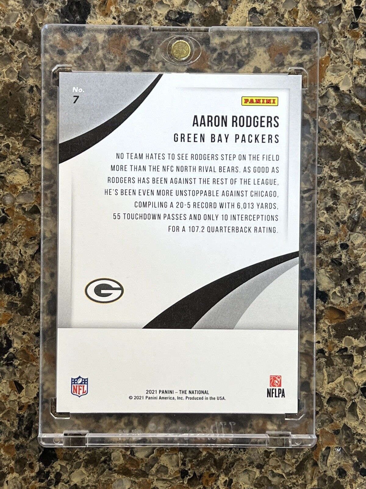 🌟 Aaron Rodgers - 2021 Panini The National Diskettes - #08/25 - Super Rare SSP