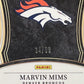 2023 Panini Select Marvin Mims RC Auto Blue /99 Prizm SP #RSI-MMI Denver Broncos