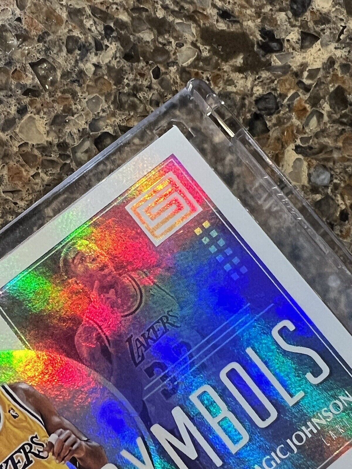 Magic Johnson 2018-19 Panini Status Symbols Holo Refractor Lakers HOF Gem Mint