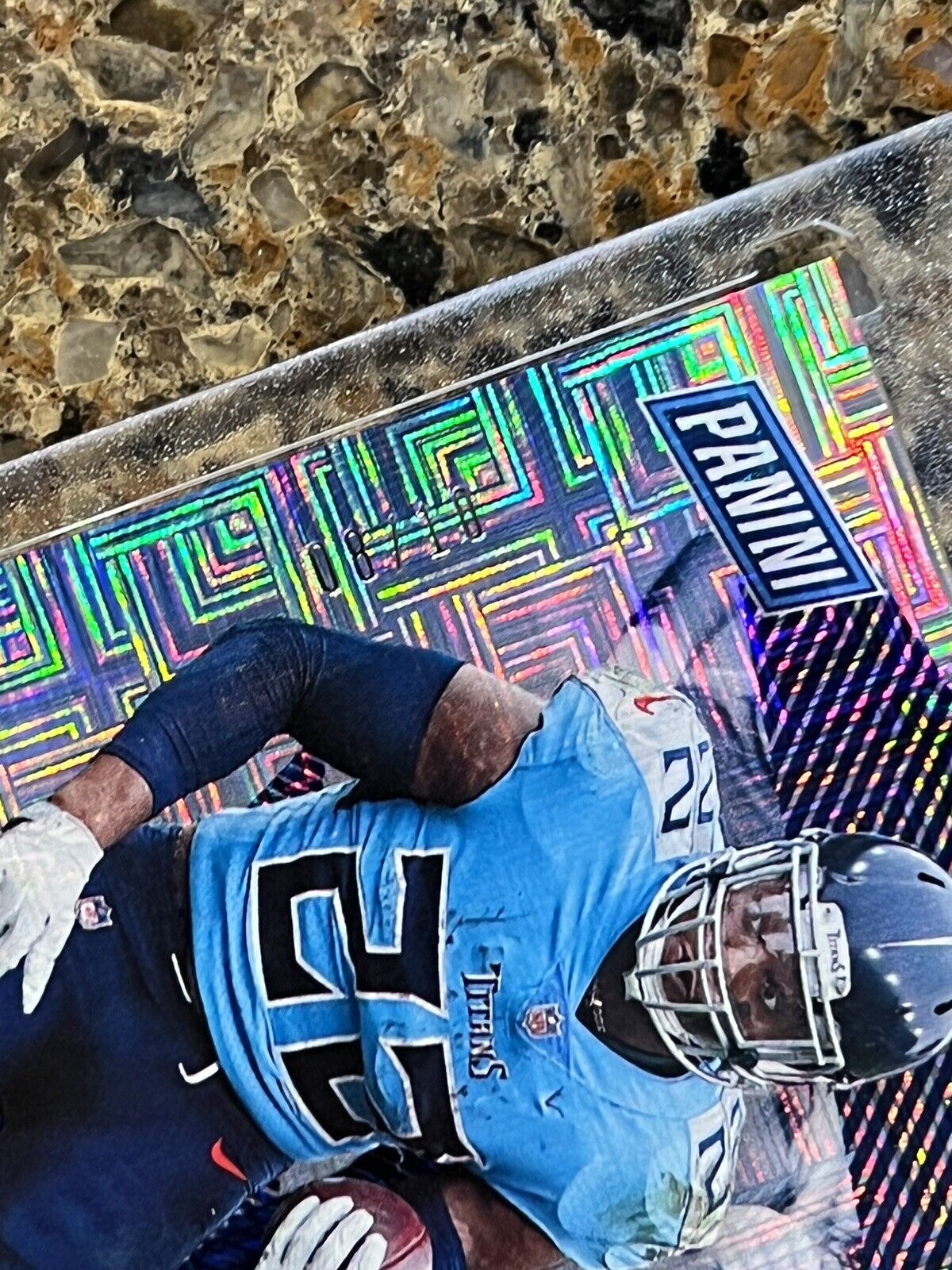 Derrick Henry 2021 Panini The National ESCHER SQUARES 08/10 SSP Mint Refractor