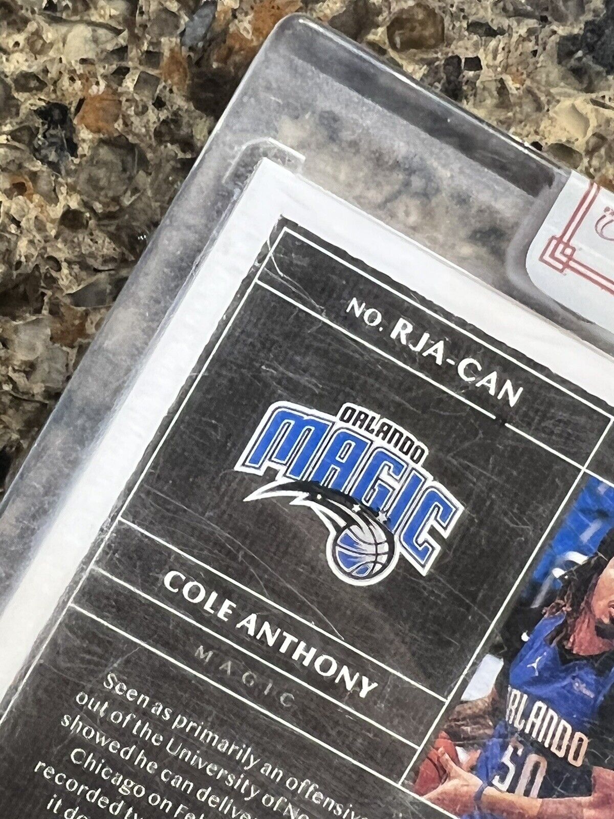 Cole Anthony RC 2021 Panini One And One 08/99 Rookie Jersey Patch Autograph RPA