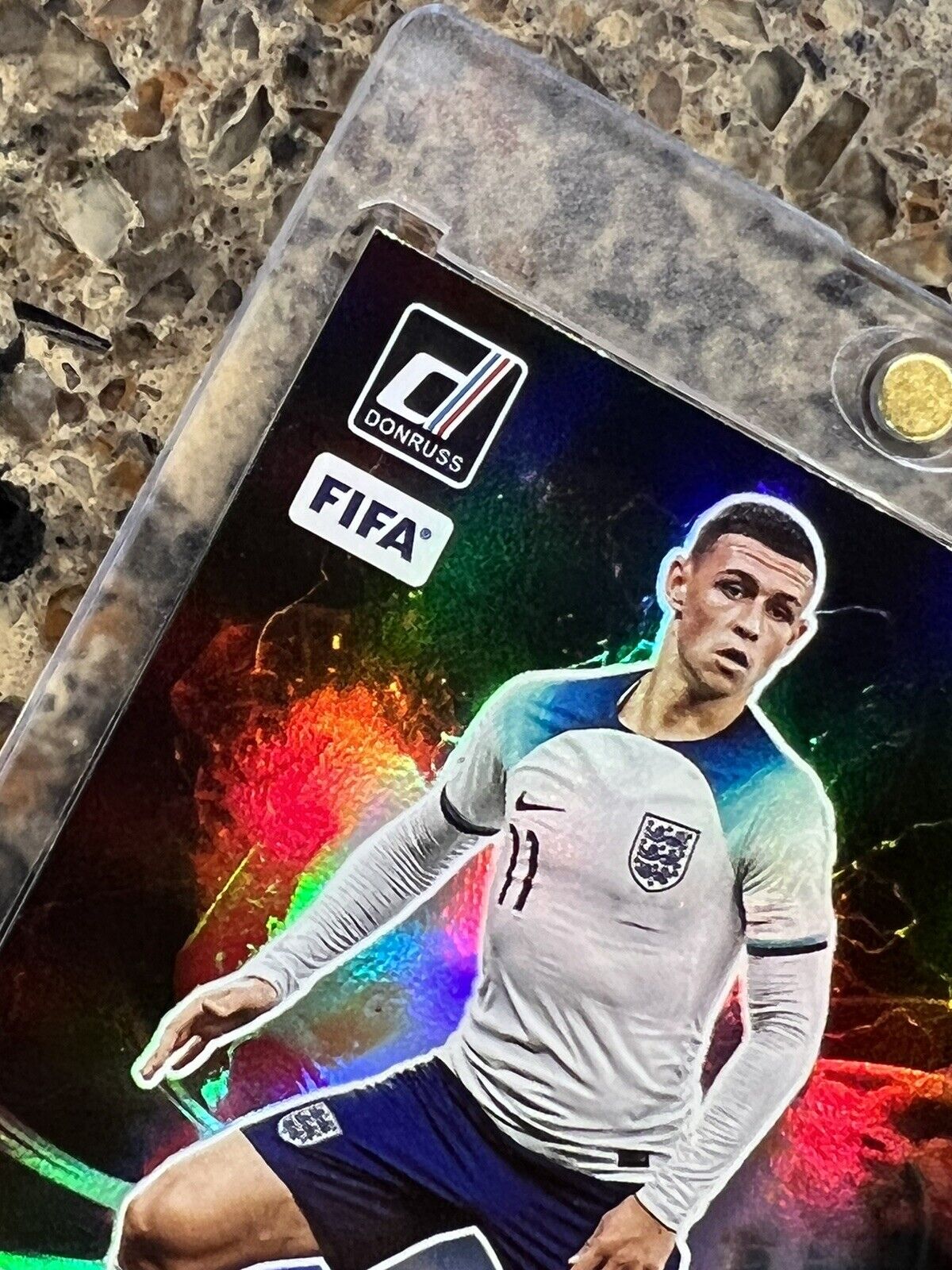 Phil Foden 2022 Panini Donruss FIFA NIGHT MOVES Refractor Super Rare Mint SSP